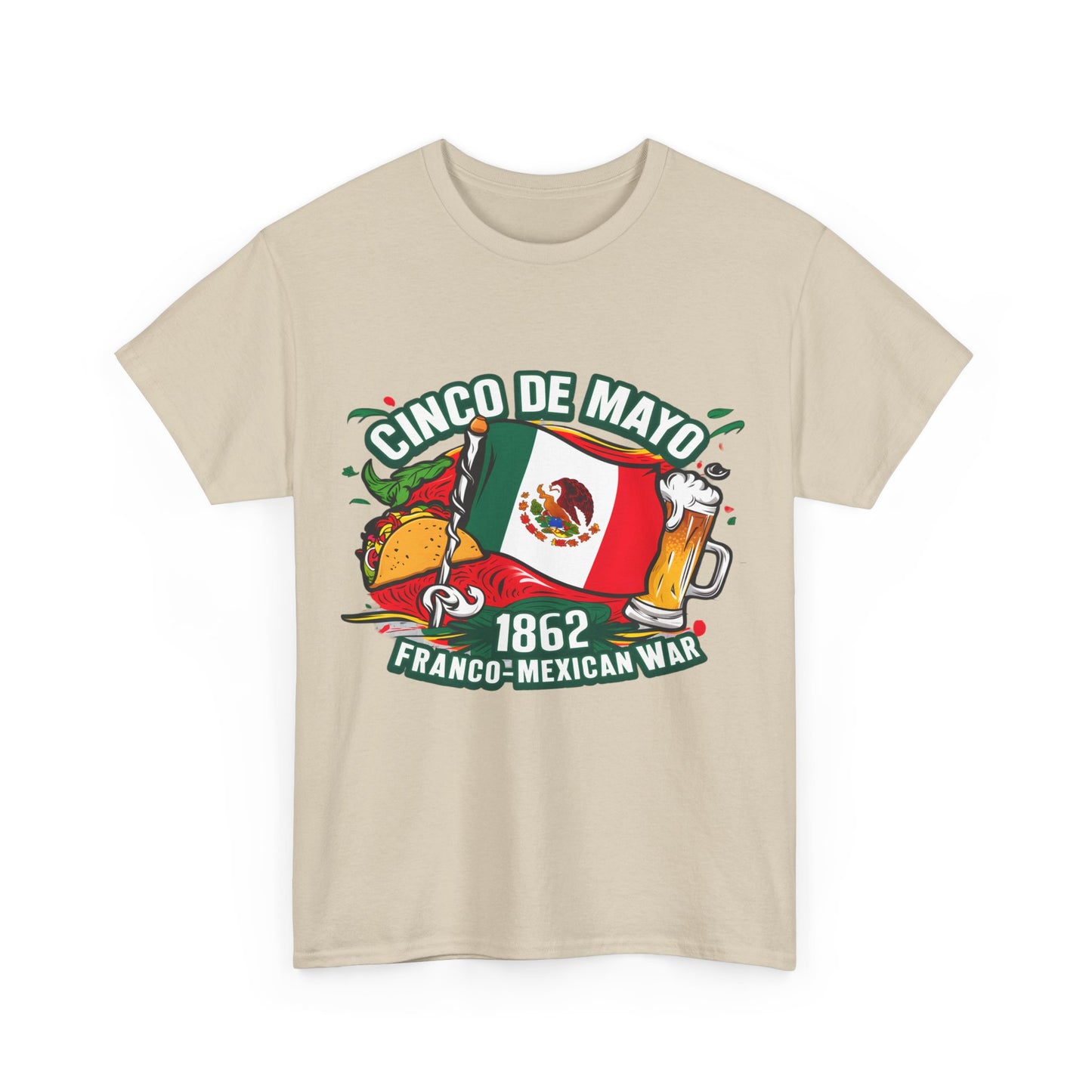 Cinco De Mayo Mexican Independence Day Graphic Unisex Heavy Cotton Tee Cotton Funny Humorous Graphic Soft Premium Unisex Men Women Ice Gray T-shirt Birthday Gift-36