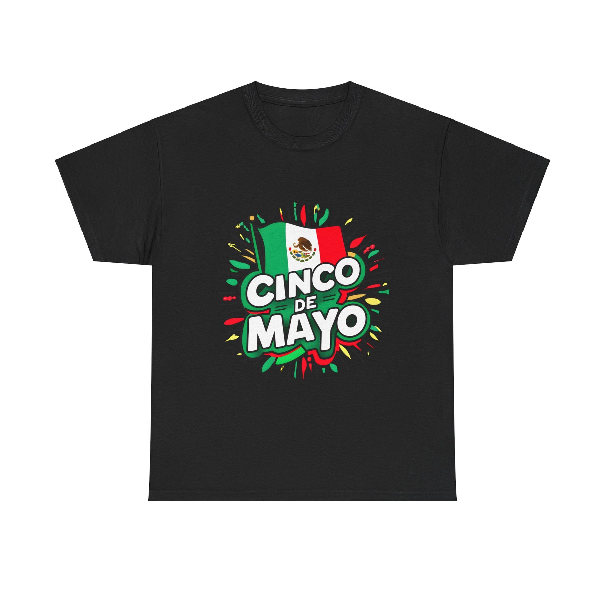 Cinco De Mayo Mexican Independence Day Graphic Unisex Heavy Cotton Tee Cotton Funny Humorous Graphic Soft Premium Unisex Men Women Black T-shirt Birthday Gift-1
