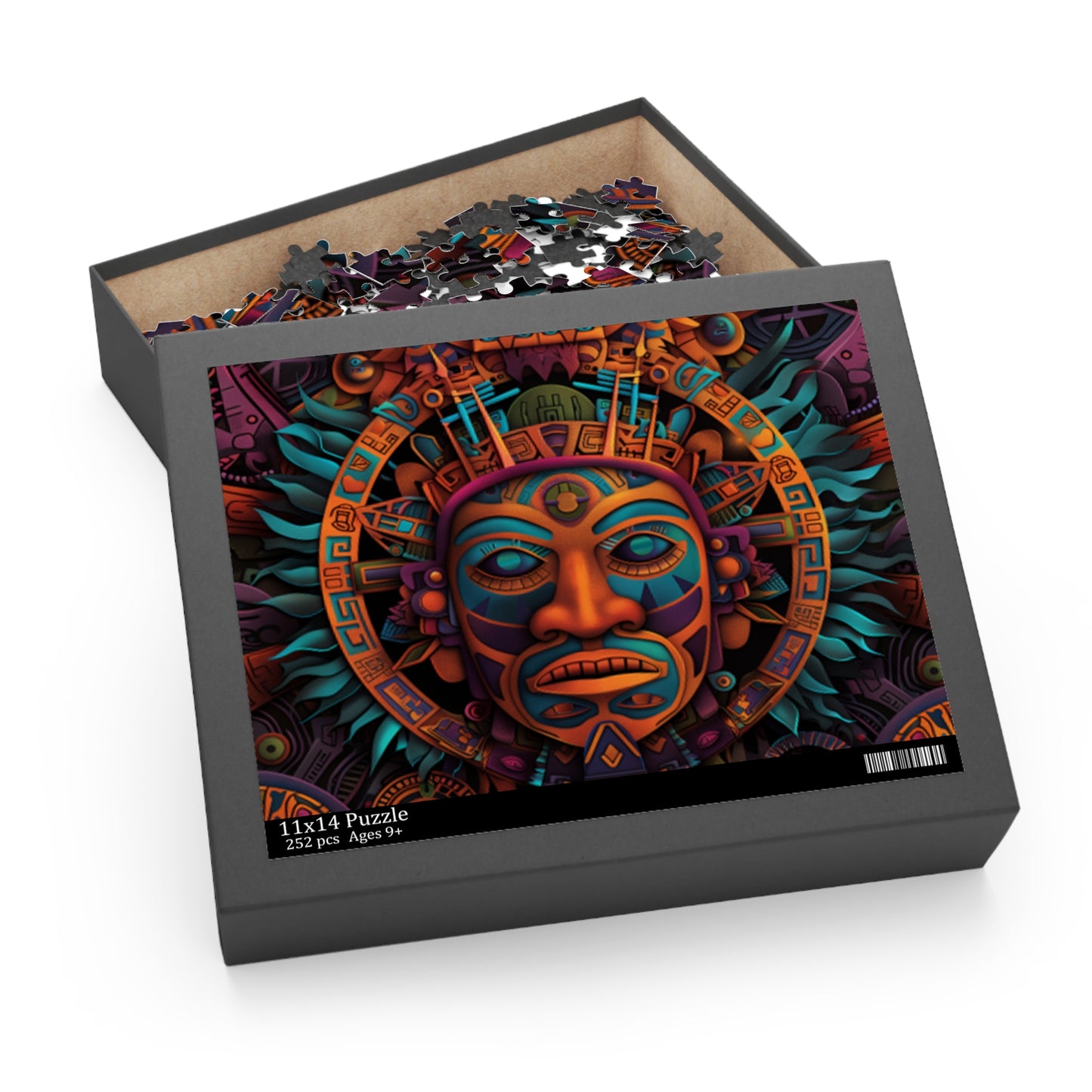 Mexican Art Retro Men Jigsaw Puzzle Adult Birthday Business Jigsaw Puzzle Gift for Him Funny Humorous Indoor Outdoor Game Gift For Her Online-8