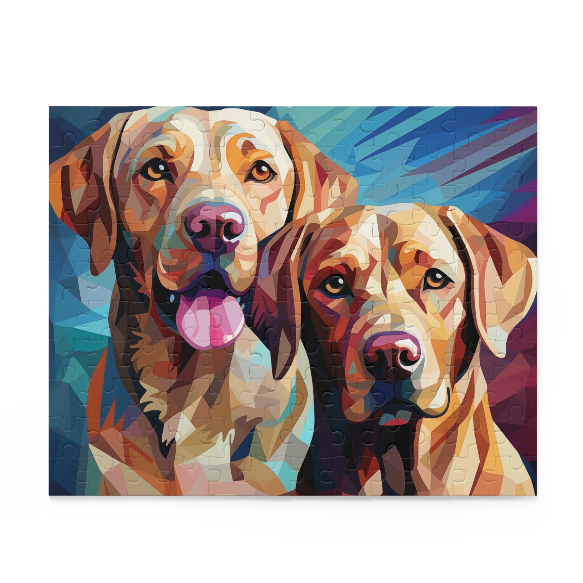 Labrador Dog Watercolor Vibrant Jigsaw Puzzle for Boys, Girls, Kids Adult Birthday Business Jigsaw Puzzle Gift for Him Funny Humorous Indoor Outdoor Game Gift For Her Online-2