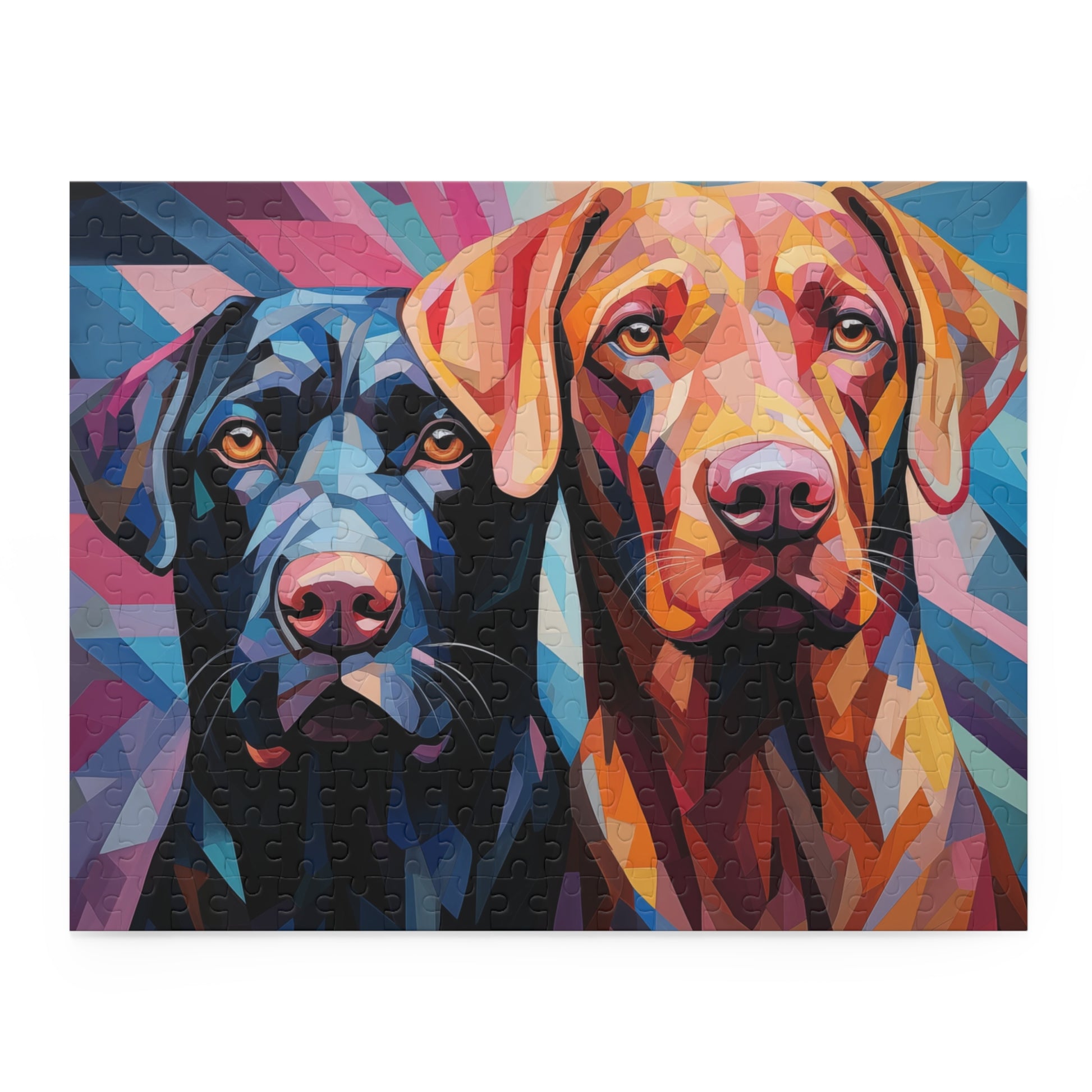 Labrador Abstract Dog Jigsaw Puzzle Oil Paint for Boys, Girls, Kids Adult Birthday Business Jigsaw Puzzle Gift for Him Funny Humorous Indoor Outdoor Game Gift For Her Online-3