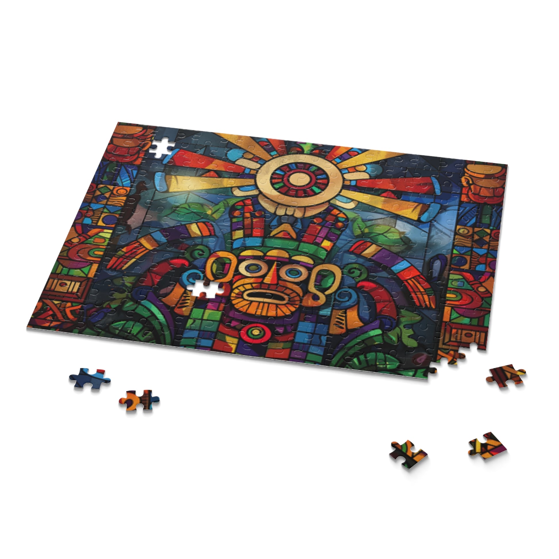 Mexican Art Retro Men Jigsaw Puzzle Adult Birthday Business Jigsaw Puzzle Gift for Him Funny Humorous Indoor Outdoor Game Gift For Her Online-9