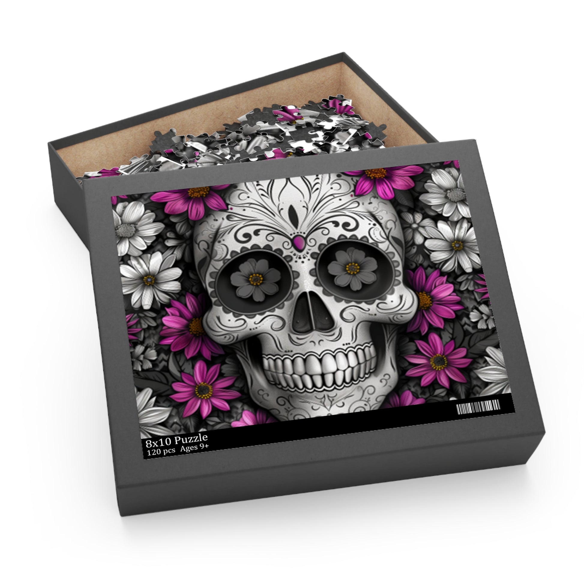 Mexican Art Day of the Dead Día de Muertos Jigsaw Puzzle Adult Birthday Business Jigsaw Puzzle Gift for Him Funny Humorous Indoor Outdoor Game Gift For Her Online-6