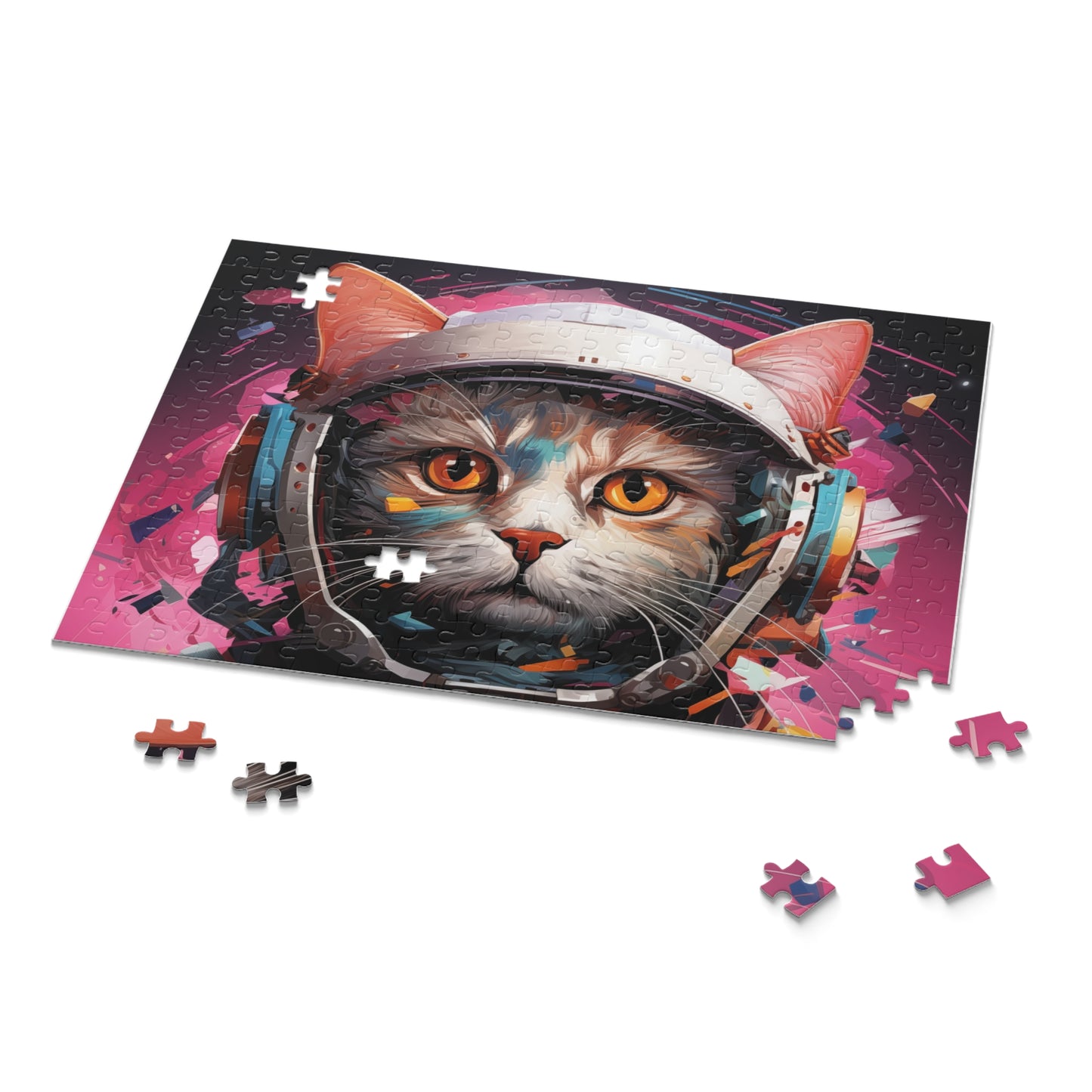 Jigsaw Puzzle Astronaut Cat Adult Birthday Business Jigsaw Puzzle Gift for Him Funny Humorous Indoor Outdoor Game Gift For Her Online-9