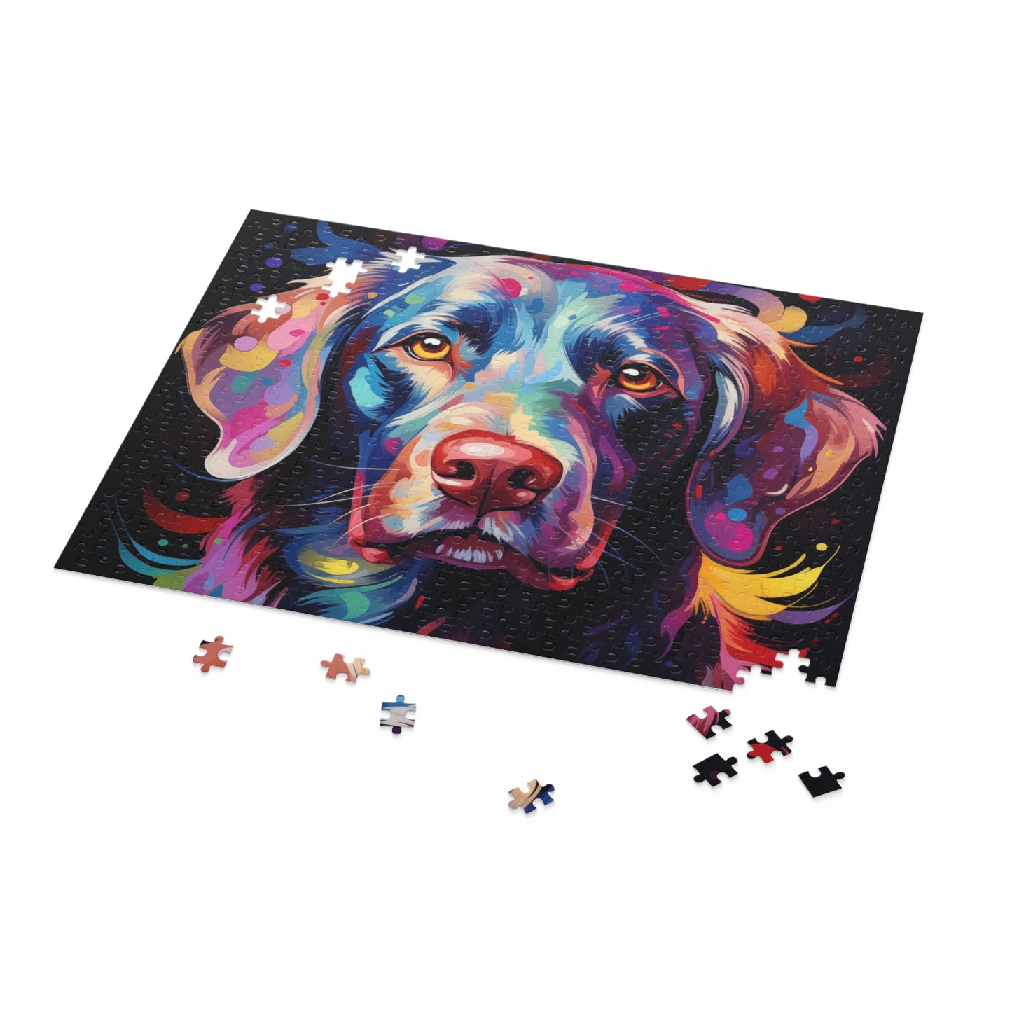 Vibrant Labrador Jigsaw Dog Puzzle for Boys, Girls, Kids Adult Birthday Business Jigsaw Puzzle Gift for Him Funny Humorous Indoor Outdoor Game Gift For Her Online-5