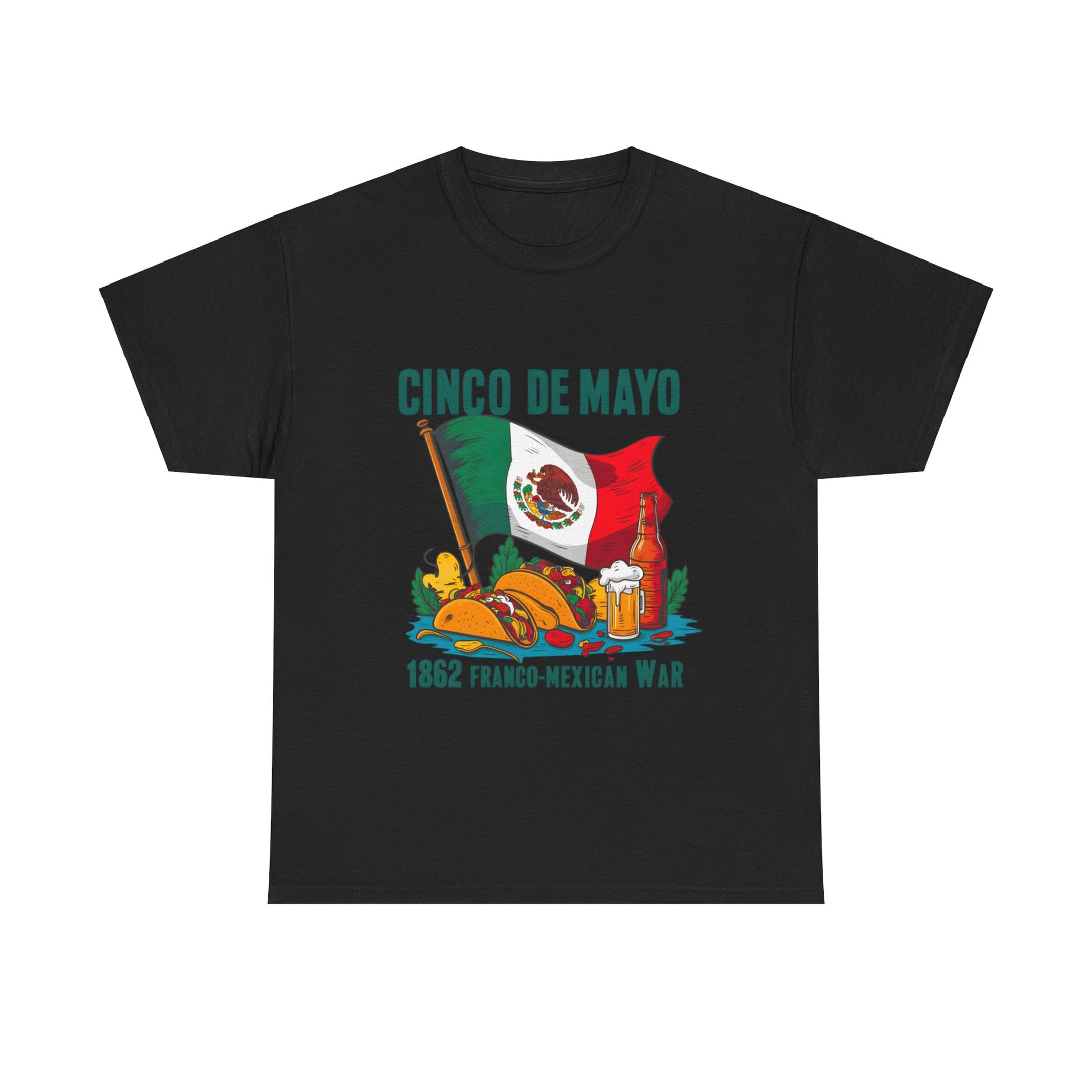 Cinco De Mayo Mexican Independence Day Graphic Unisex Heavy Cotton Tee Cotton Funny Humorous Graphic Soft Premium Unisex Men Women Black T-shirt Birthday Gift-1
