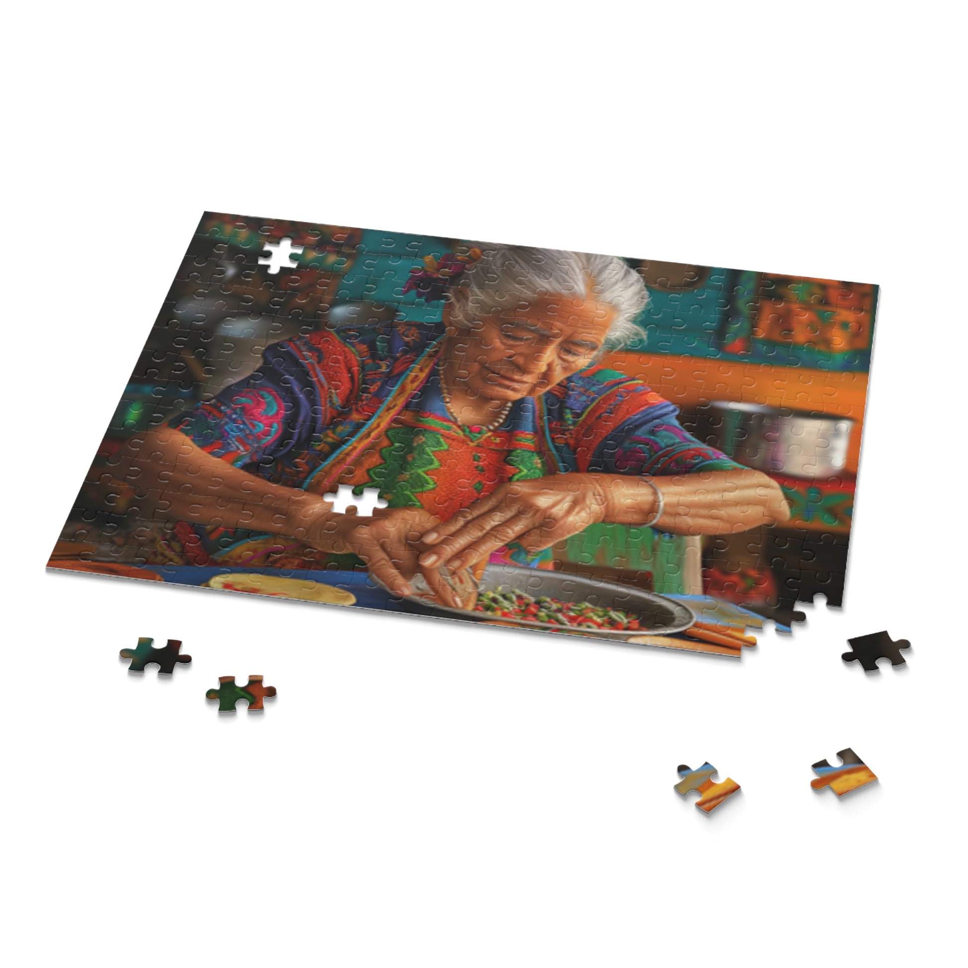 Mexican Art Vintage Kitchen Jigsaw Puzzle Adult Birthday Business Jigsaw Puzzle Gift for Him Funny Humorous Indoor Outdoor Game Gift For Her Online-9