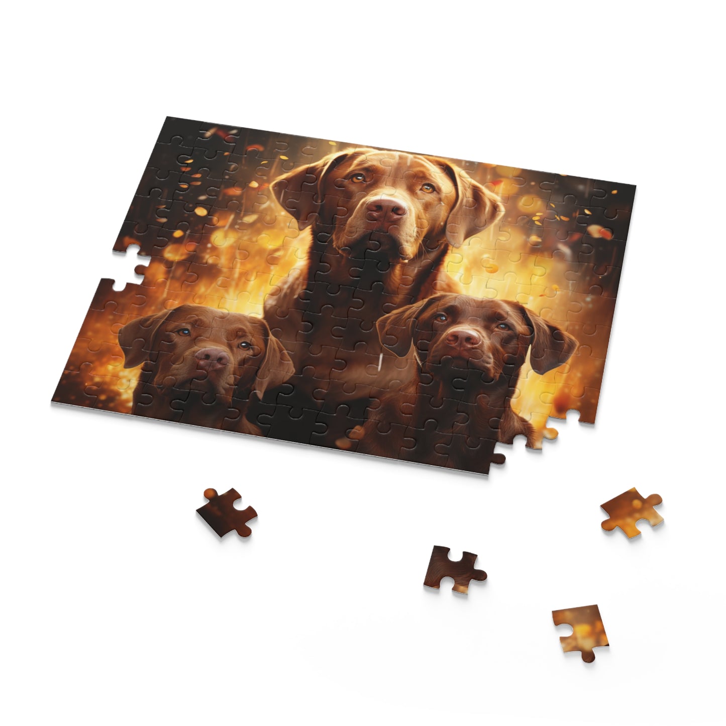 Labrador Vibrant Abstract Watercolor Dog Jigsaw Puzzle for Boys, Girls, Kids Adult Birthday Business Jigsaw Puzzle Gift for Him Funny Humorous Indoor Outdoor Game Gift For Her Online-7