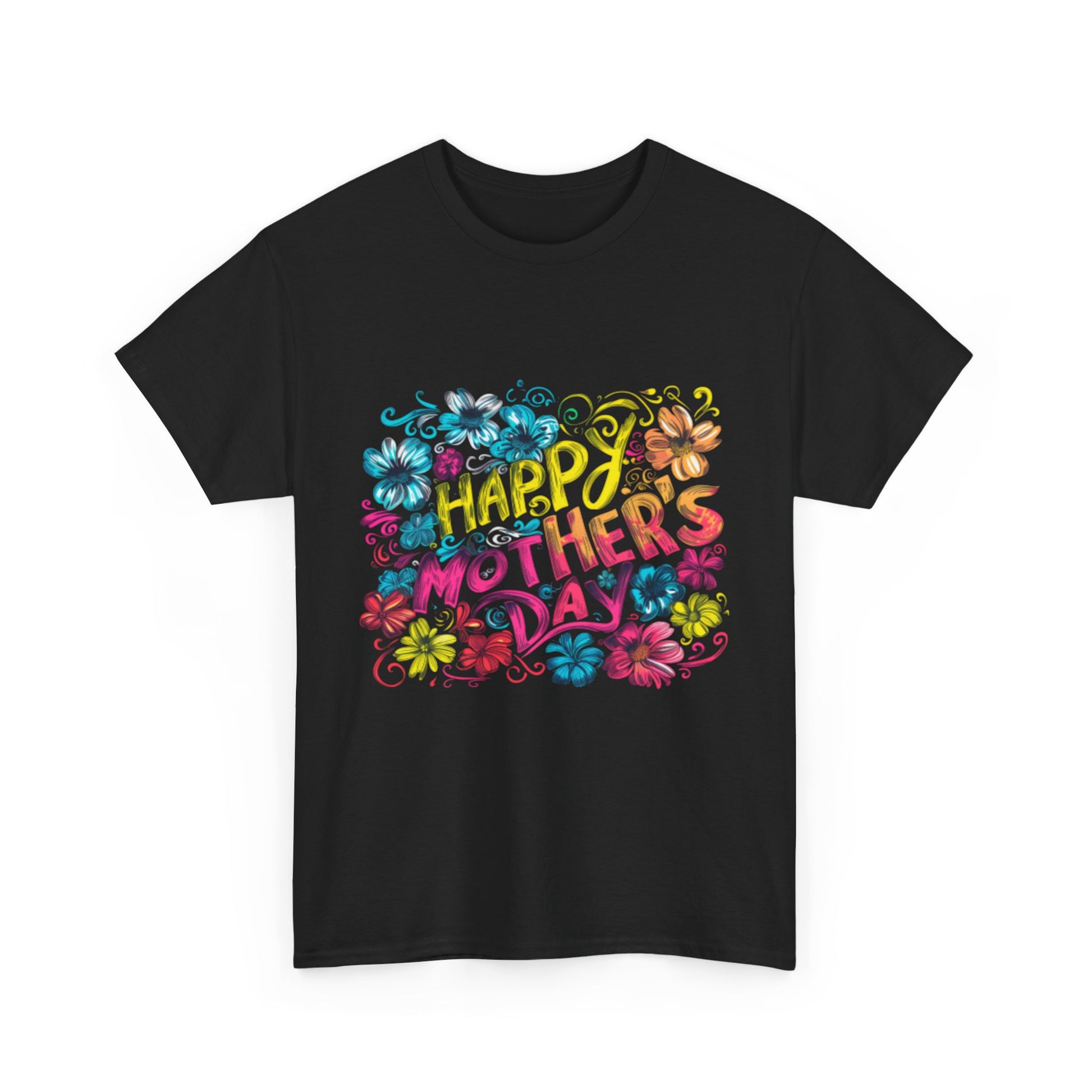 Happy Mother's Day African American Mom Graphic Unisex Heavy Cotton Tee Cotton Funny Humorous Graphic Soft Premium Unisex Men Women Black T-shirt Birthday Gift-15