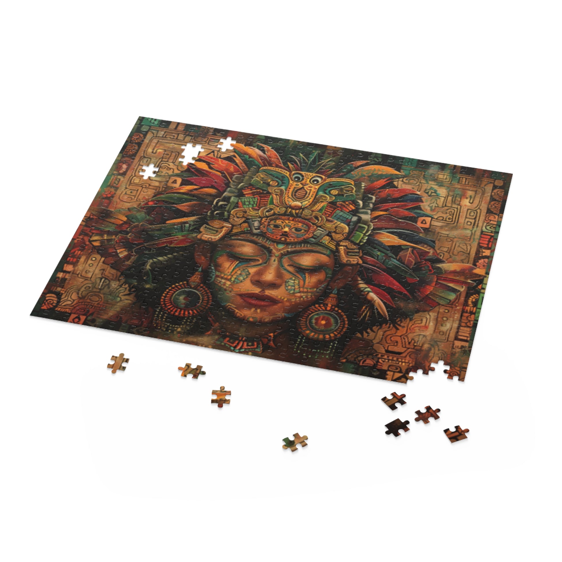 Mexican Art Women Retro Jigsaw Puzzle Adult Birthday Business Jigsaw Puzzle Gift for Him Funny Humorous Indoor Outdoor Game Gift For Her Online-5