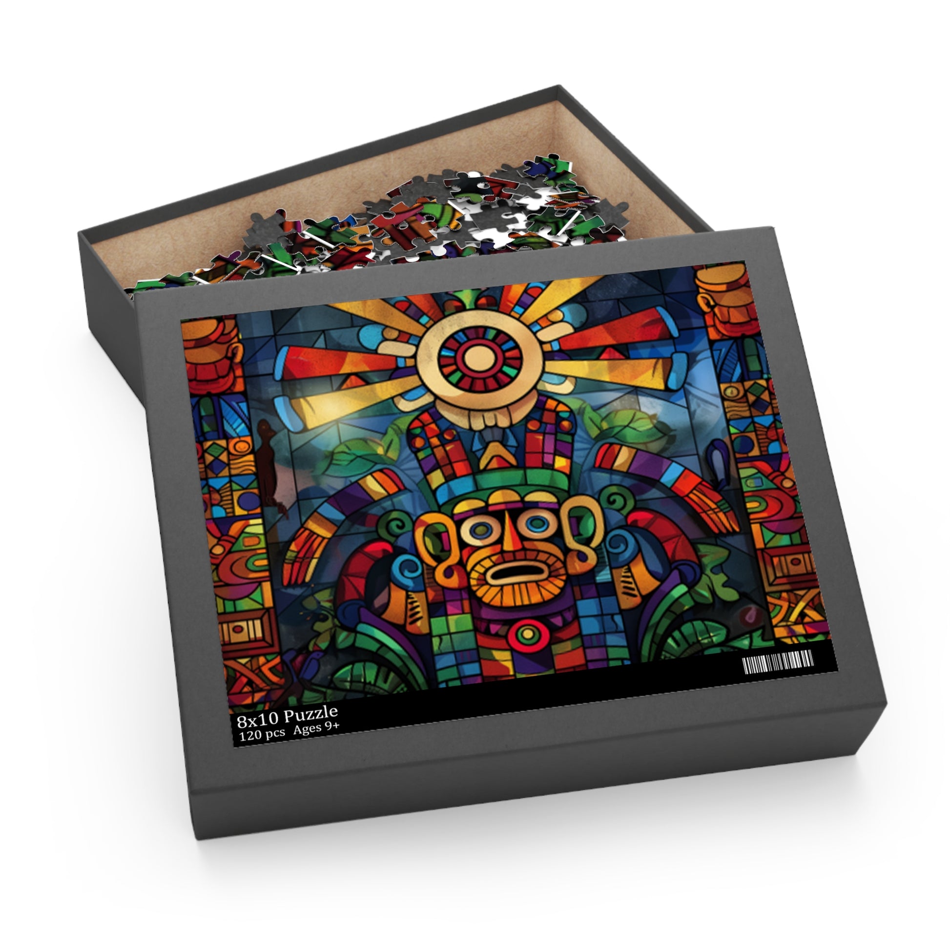 Mexican Art Retro Men Jigsaw Puzzle Adult Birthday Business Jigsaw Puzzle Gift for Him Funny Humorous Indoor Outdoor Game Gift For Her Online-6