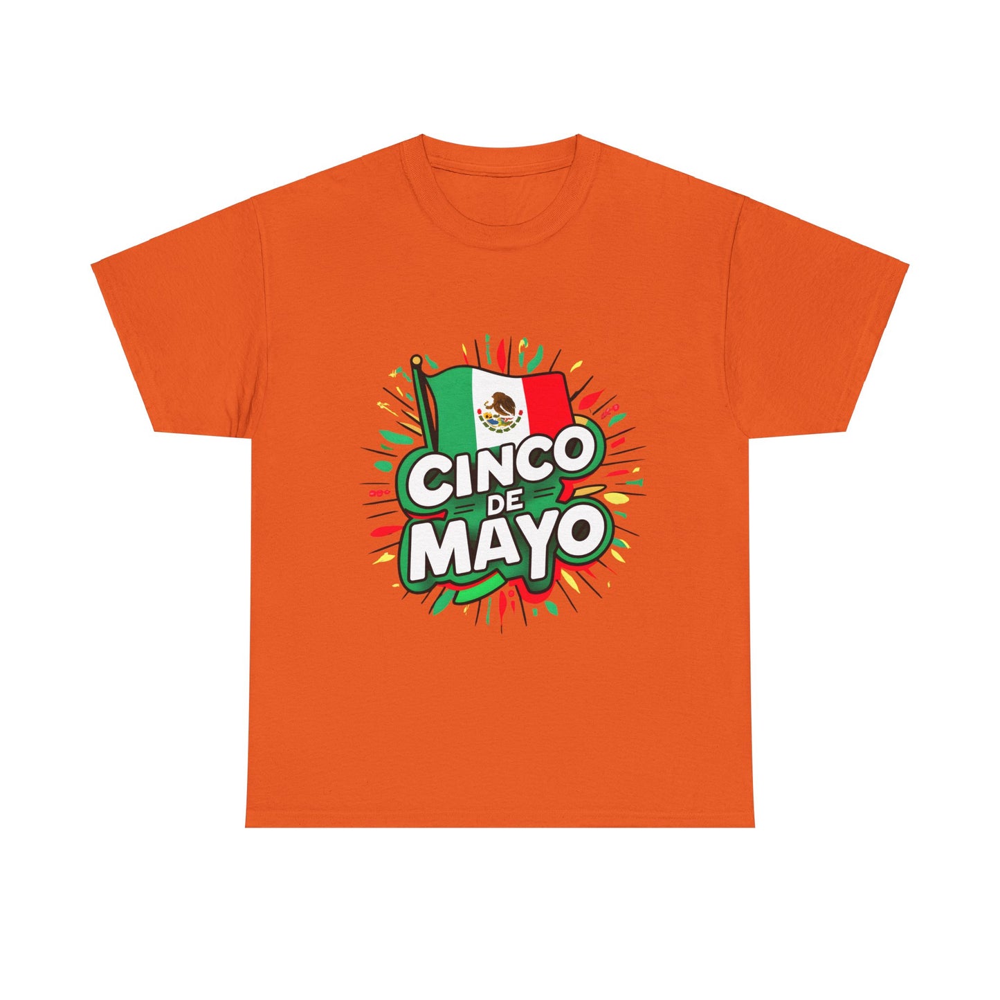 Cinco De Mayo Mexican Independence Day Graphic Unisex Heavy Cotton Tee Cotton Funny Humorous Graphic Soft Premium Unisex Men Women Orange T-shirt Birthday Gift-6