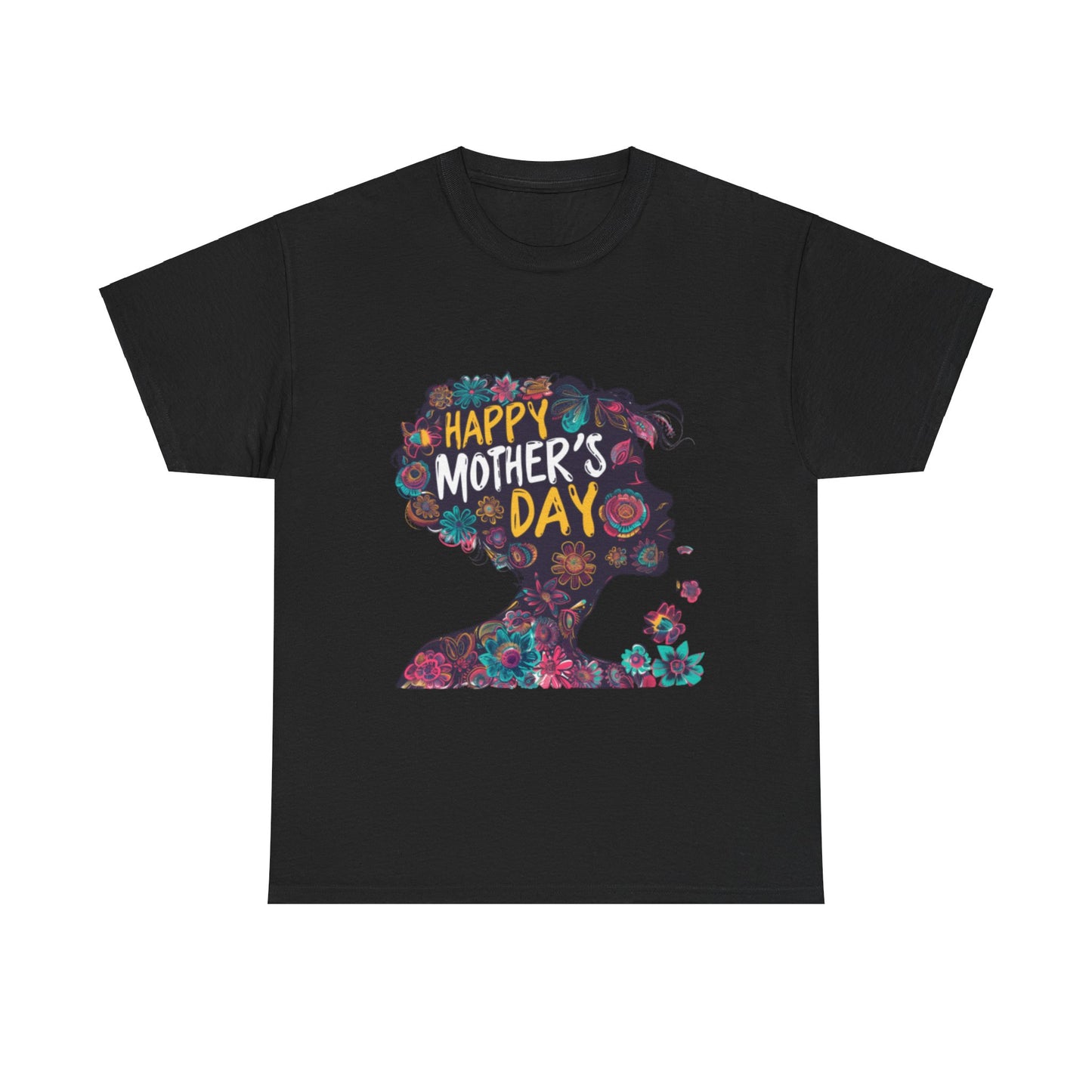 Happy Mother's Day African American Mom Graphic Unisex Heavy Cotton Tee Cotton Funny Humorous Graphic Soft Premium Unisex Men Women Black T-shirt Birthday Gift-11