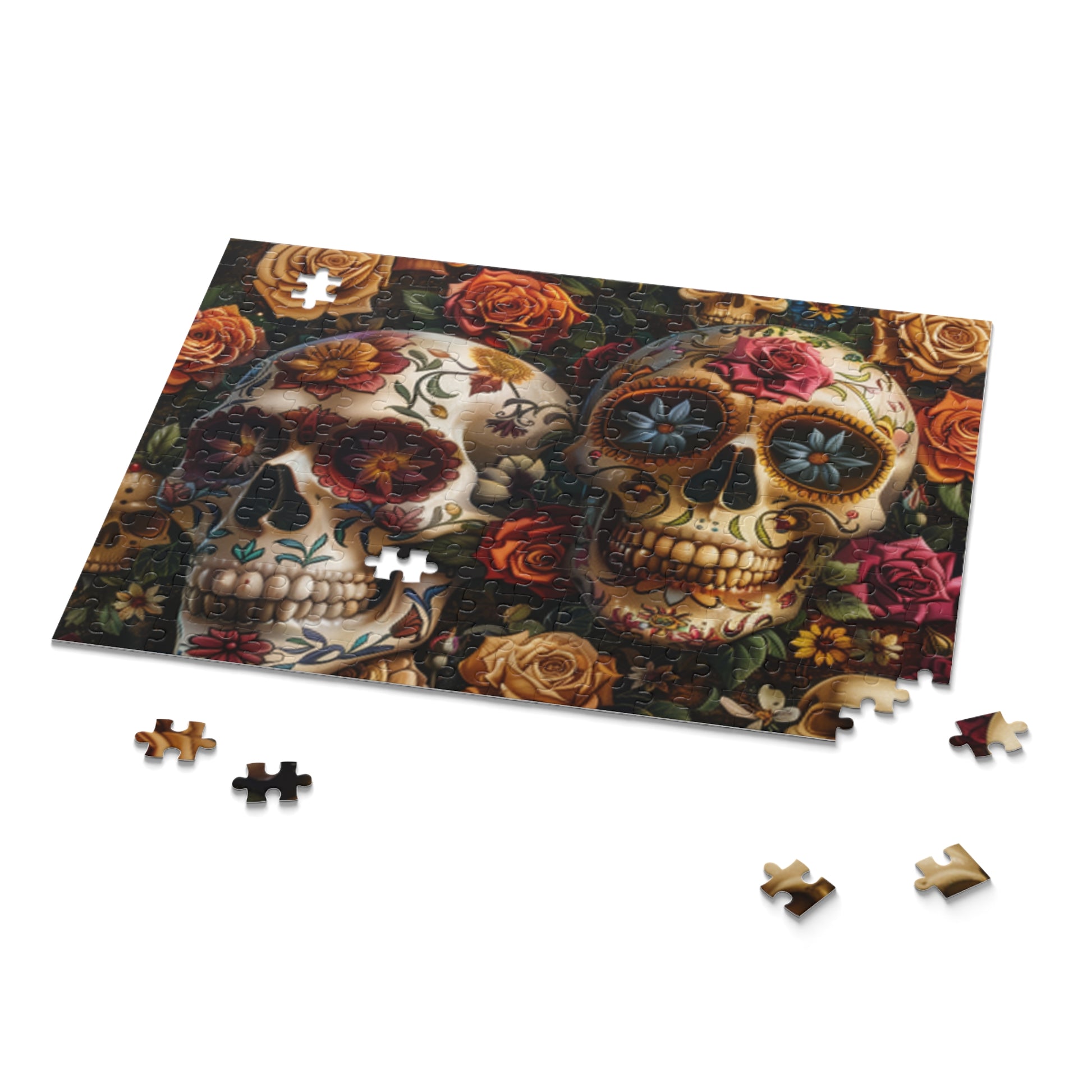 Mexican Art Day of the Dead Día de Muertos Jigsaw Puzzle Adult Birthday Business Jigsaw Puzzle Gift for Him Funny Humorous Indoor Outdoor Game Gift For Her Online-9