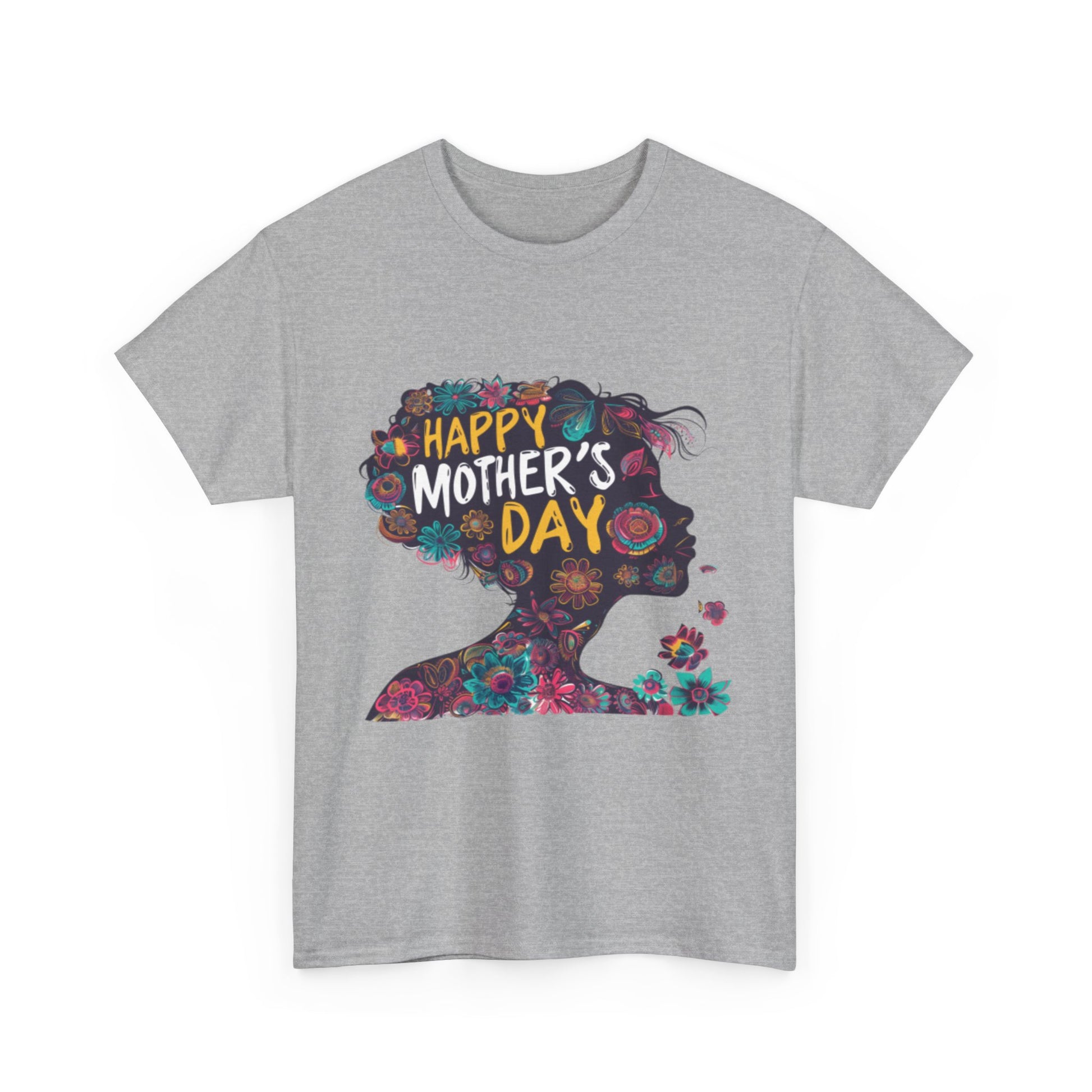 Happy Mother's Day African American Mom Graphic Unisex Heavy Cotton Tee Cotton Funny Humorous Graphic Soft Premium Unisex Men Women Sport Grey T-shirt Birthday Gift-39