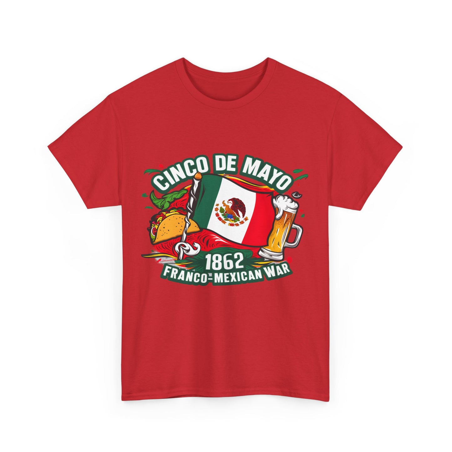 Cinco De Mayo Mexican Independence Day Graphic Unisex Heavy Cotton Tee Cotton Funny Humorous Graphic Soft Premium Unisex Men Women Red T-shirt Birthday Gift-33
