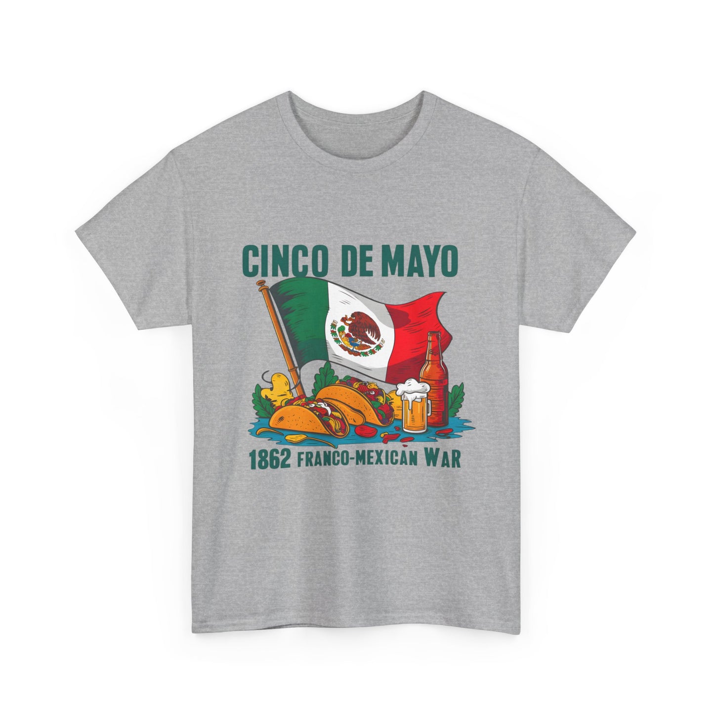 Cinco De Mayo Mexican Independence Day Graphic Unisex Heavy Cotton Tee Cotton Funny Humorous Graphic Soft Premium Unisex Men Women Sport Grey T-shirt Birthday Gift-39