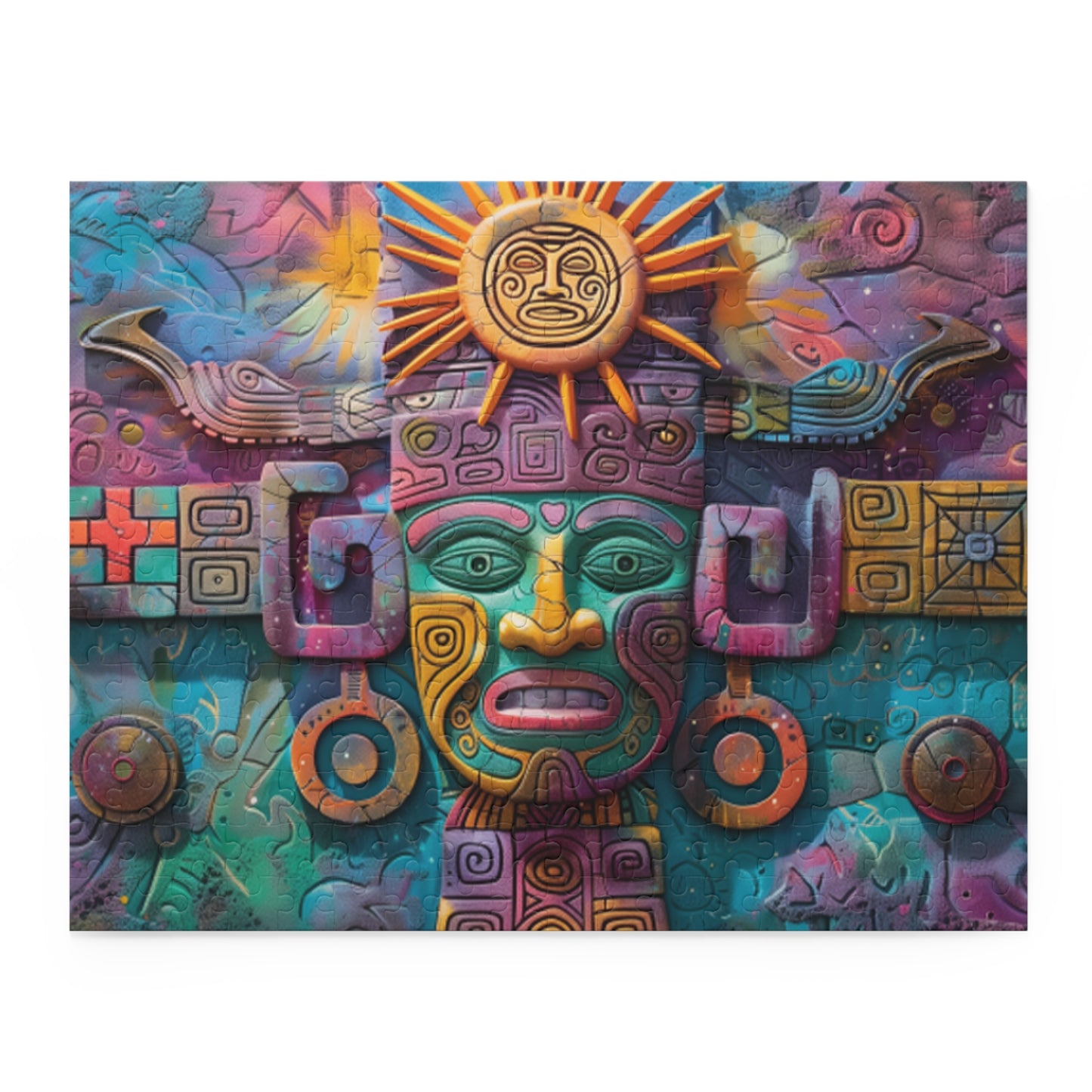 Mexican Men Art Retro Jigsaw Puzzle