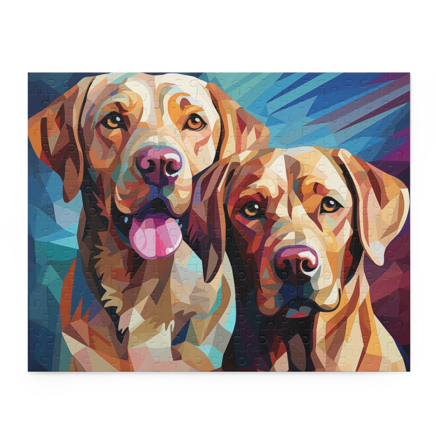 Labrador Dog Watercolor Vibrant Jigsaw Puzzle for Boys, Girls, Kids Adult Birthday Business Jigsaw Puzzle Gift for Him Funny Humorous Indoor Outdoor Game Gift For Her Online-3