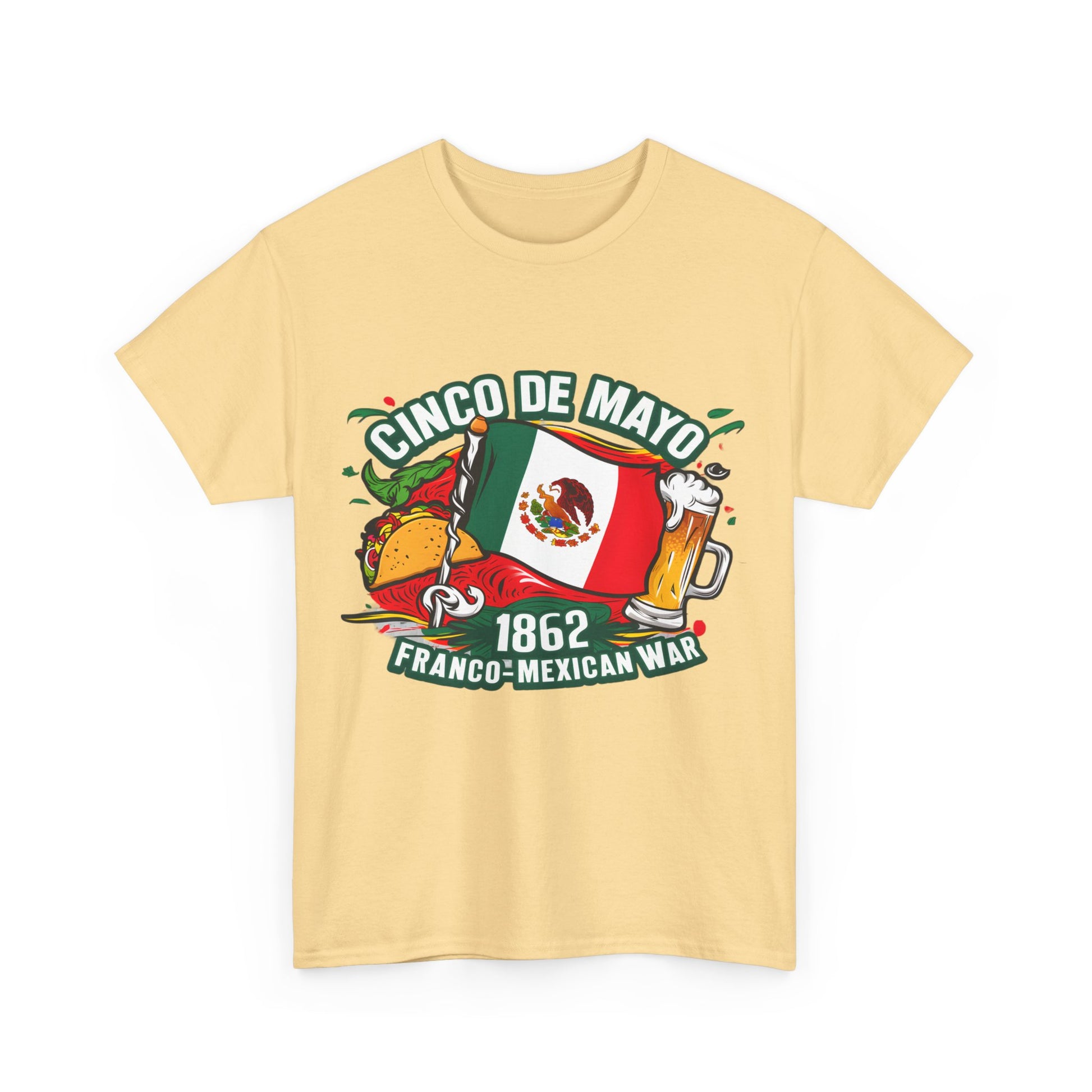 Cinco De Mayo Mexican Independence Day Graphic Unisex Heavy Cotton Tee Cotton Funny Humorous Graphic Soft Premium Unisex Men Women Yellow Haze T-shirt Birthday Gift-45