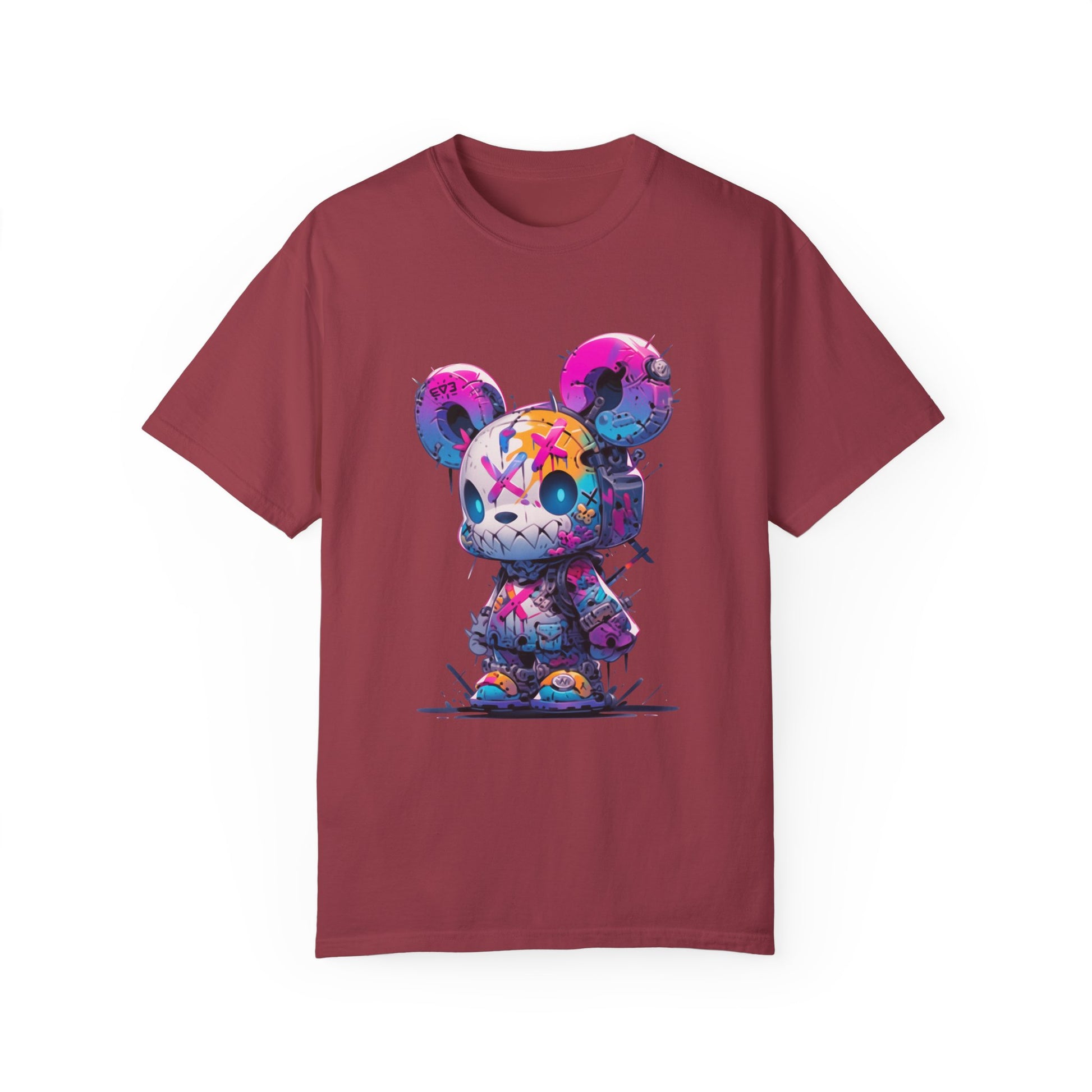 Hip Hop Teddy Bear Graphic Unisex Garment-dyed T-shirt Cotton Funny Humorous Graphic Soft Premium Unisex Men Women Chili T-shirt Birthday Gift-7