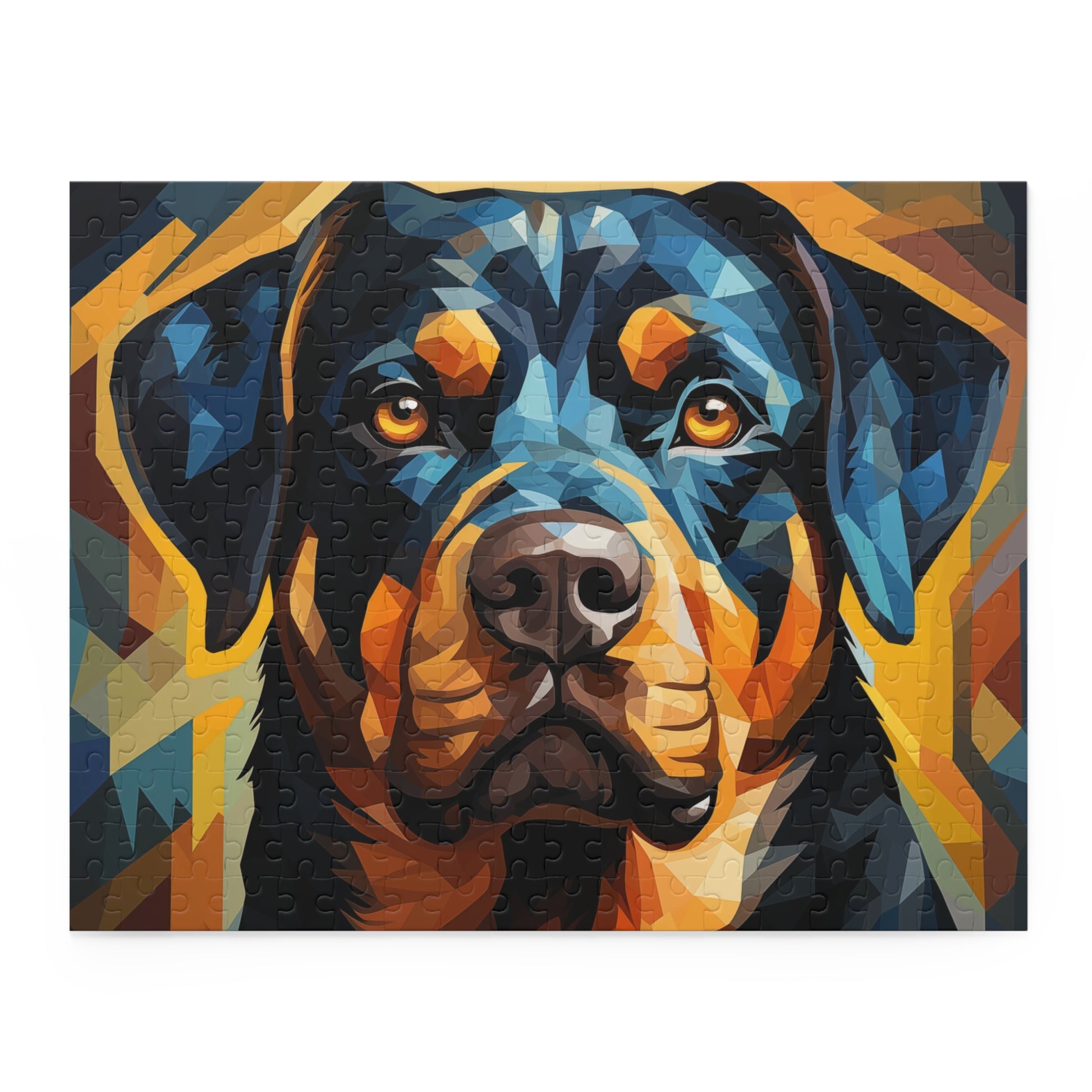 Abstract Rottweiler Dog Jigsaw Puzzle for Boys, Girls, Kids Adult Birthday Business Jigsaw Puzzle Gift for Him Funny Humorous Indoor Outdoor Game Gift For Her Online-3