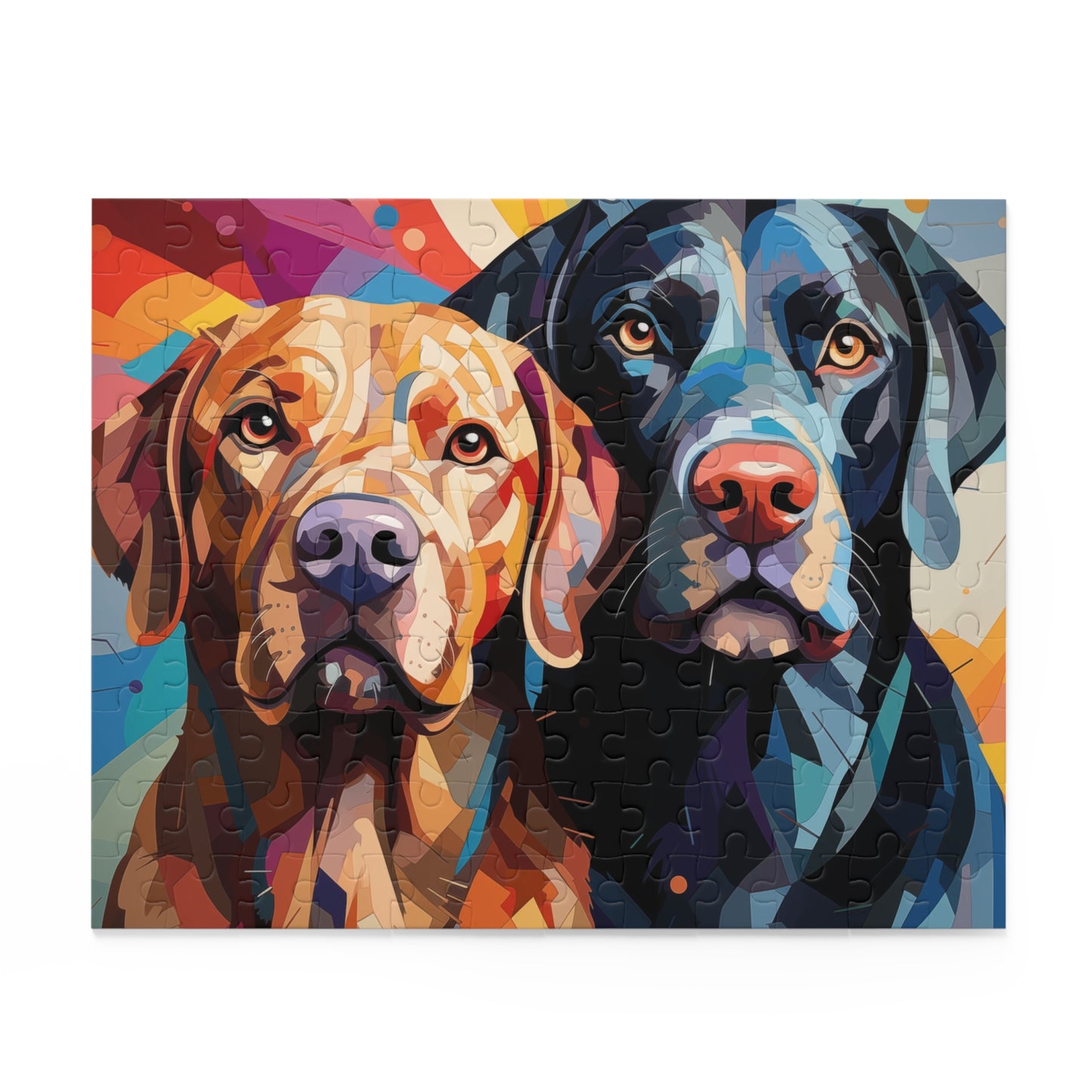 Labrador Dog Abstract Watercolor Jigsaw Puzzle for Boys, Girls, Kids Adult Birthday Business Jigsaw Puzzle Gift for Him Funny Humorous Indoor Outdoor Game Gift For Her Online-2