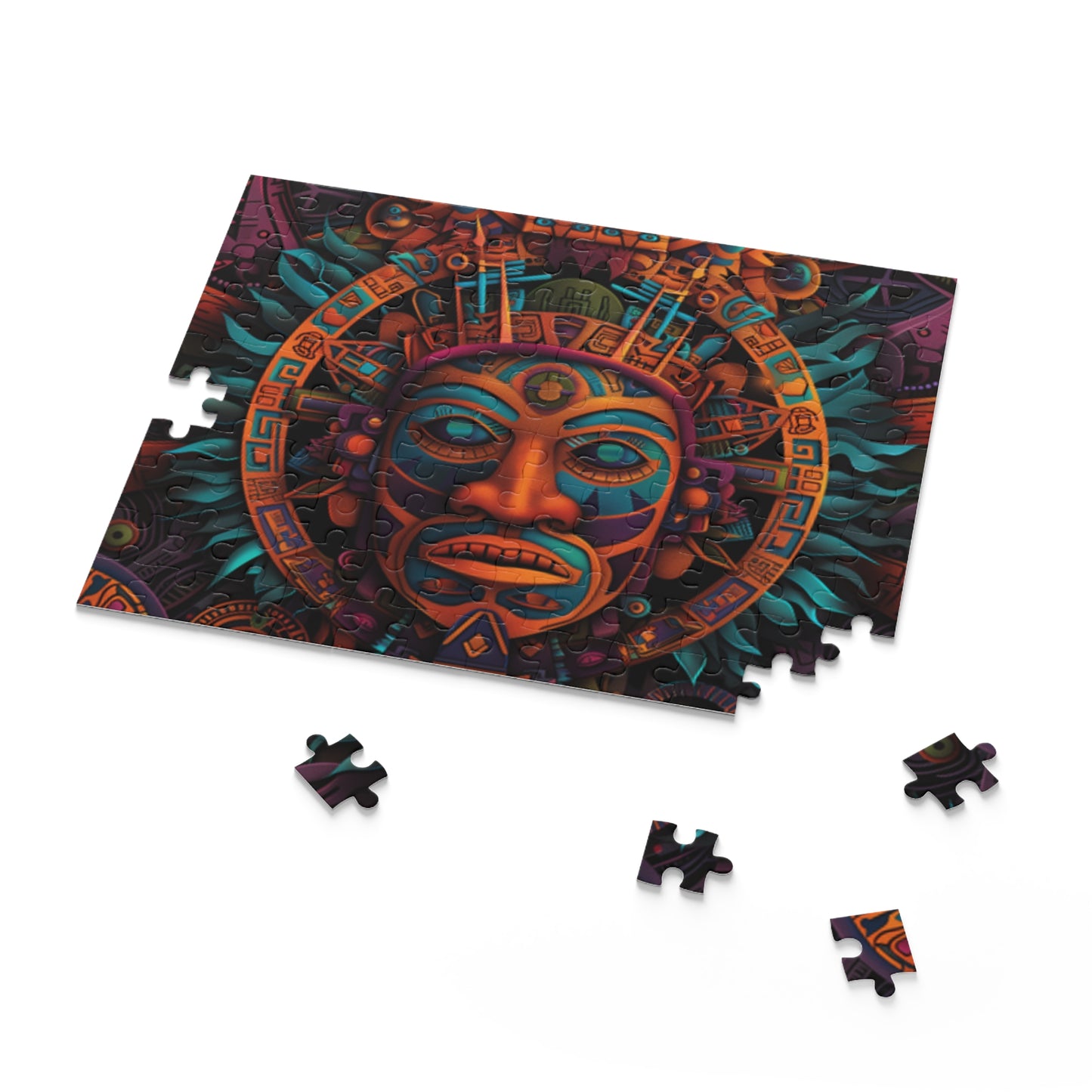 Mexican Art Retro Men Jigsaw Puzzle Adult Birthday Business Jigsaw Puzzle Gift for Him Funny Humorous Indoor Outdoor Game Gift For Her Online-7