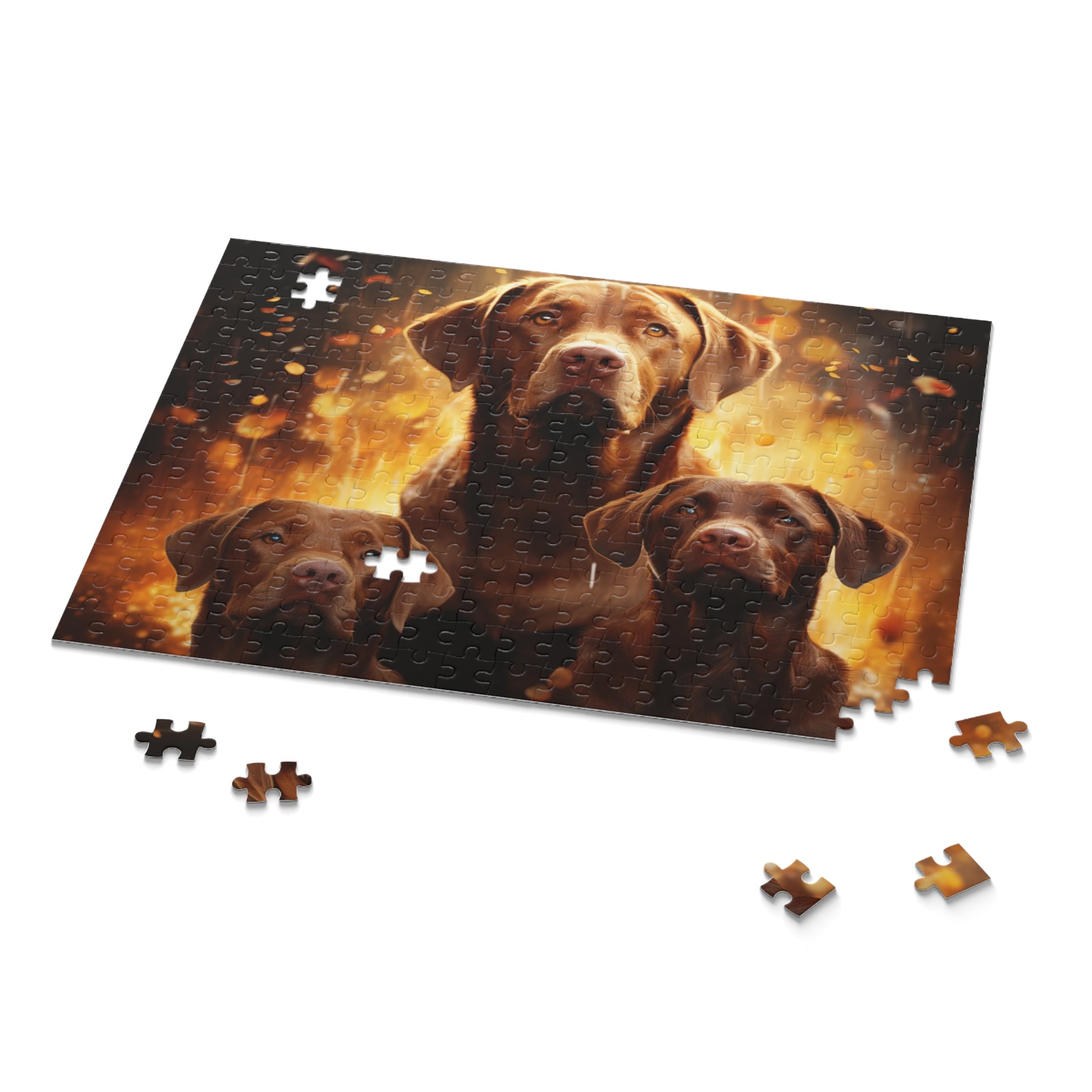 Labrador Vibrant Abstract Watercolor Dog Jigsaw Puzzle for Boys, Girls, Kids Adult Birthday Business Jigsaw Puzzle Gift for Him Funny Humorous Indoor Outdoor Game Gift For Her Online-9