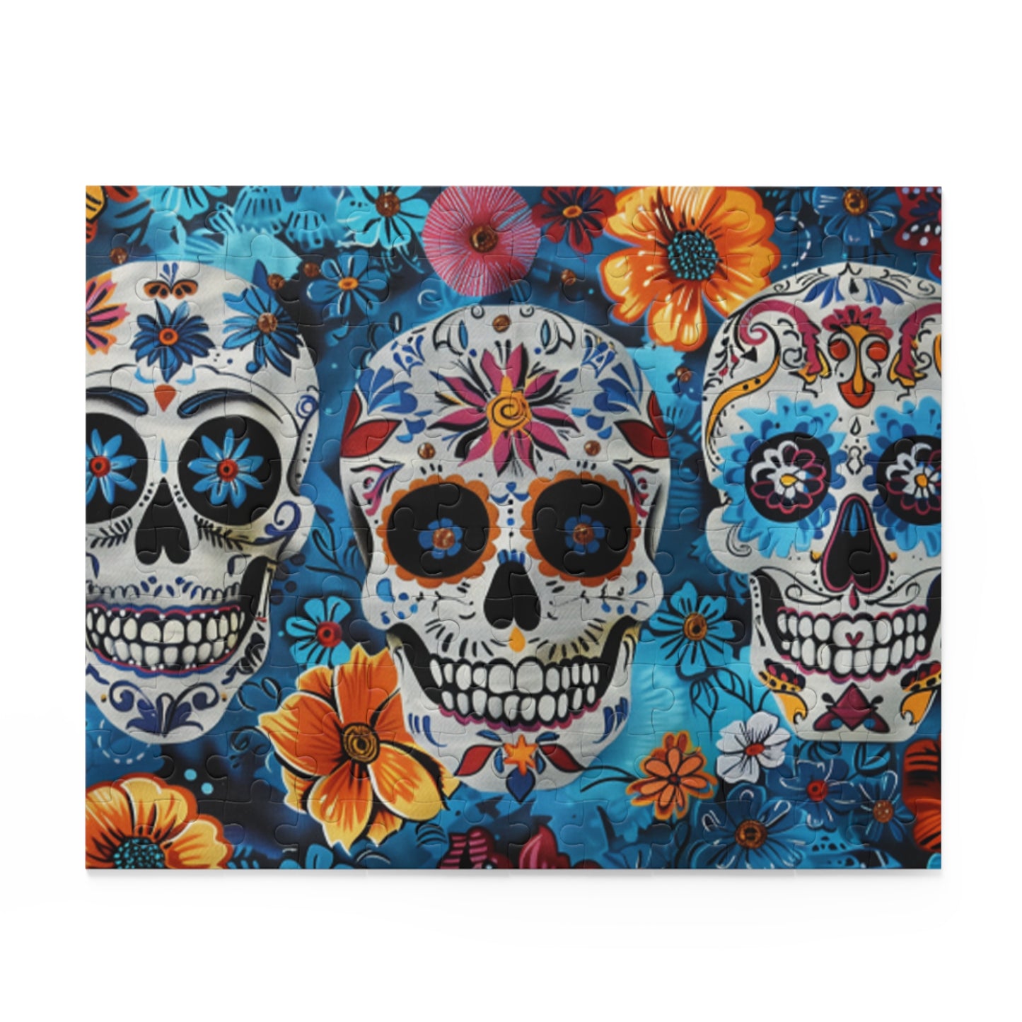 Mexican Art Day of the Dead Día de Muertos Jigsaw Puzzle Adult Birthday Business Jigsaw Puzzle Gift for Him Funny Humorous Indoor Outdoor Game Gift For Her Online-2