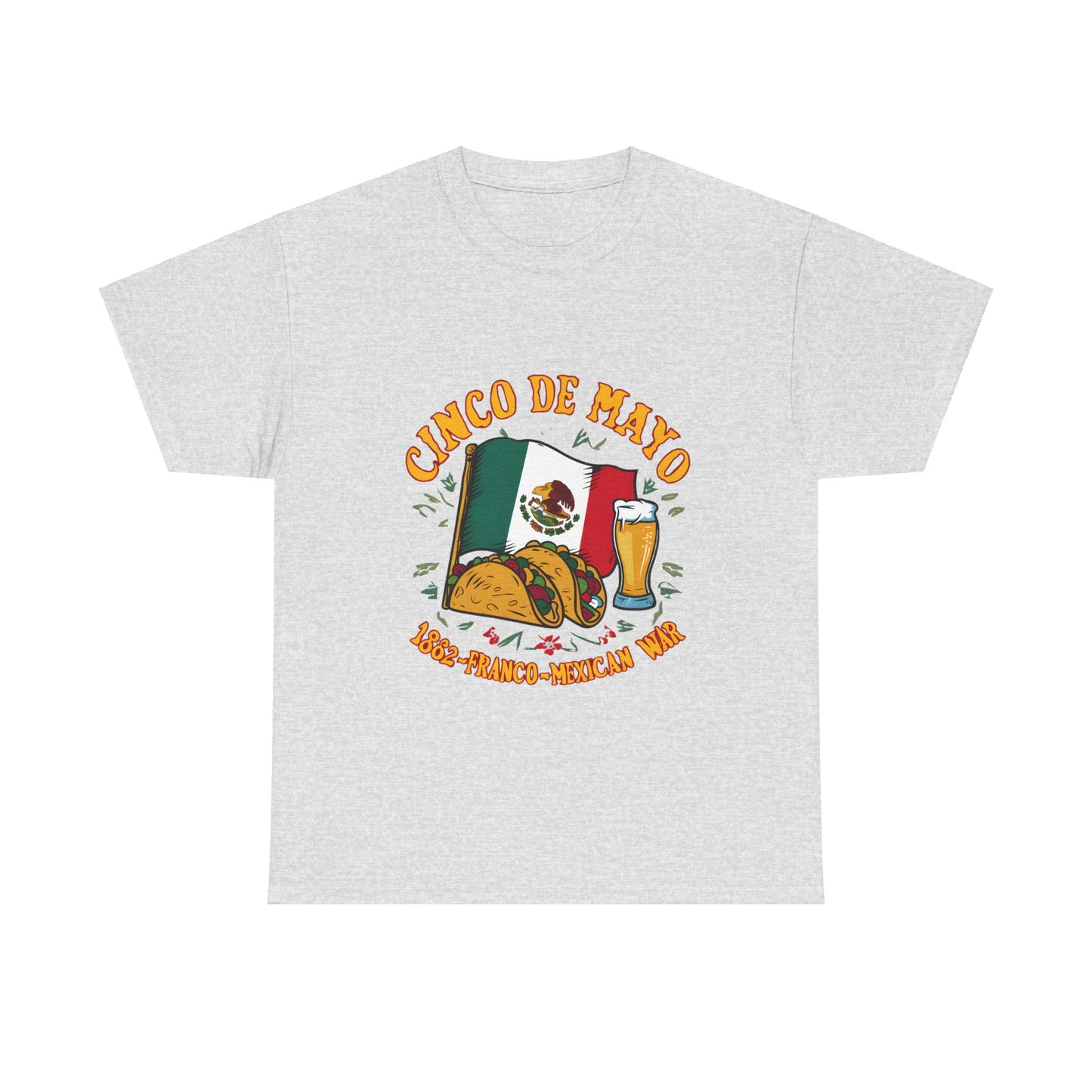 Cinco De Mayo Mexican Independence Day Graphic Unisex Heavy Cotton Tee Cotton Funny Humorous Graphic Soft Premium Unisex Men Women Ash T-shirt Birthday Gift-13