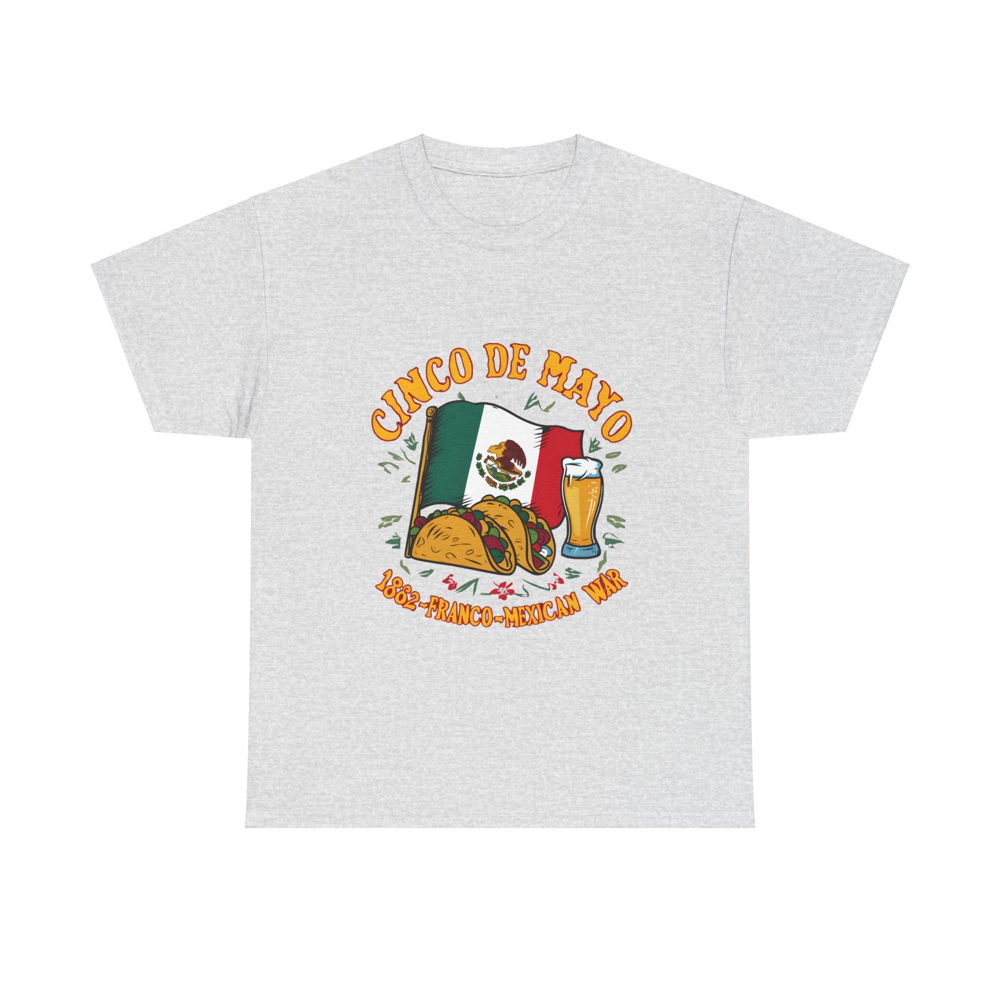 Cinco De Mayo Mexican Independence Day Graphic Unisex Heavy Cotton Tee Cotton Funny Humorous Graphic Soft Premium Unisex Men Women Ash T-shirt Birthday Gift-13