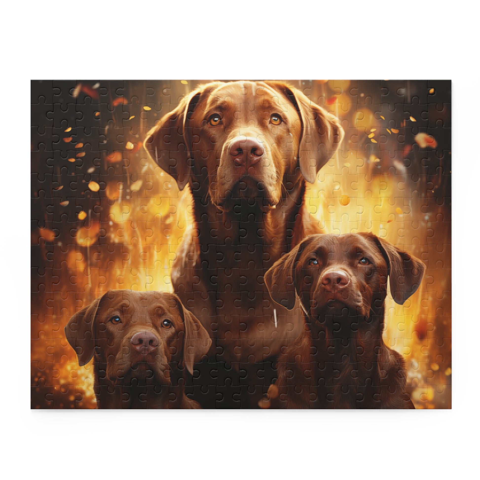 Labrador Vibrant Abstract Watercolor Dog Jigsaw Puzzle for Boys, Girls, Kids Adult Birthday Business Jigsaw Puzzle Gift for Him Funny Humorous Indoor Outdoor Game Gift For Her Online-3