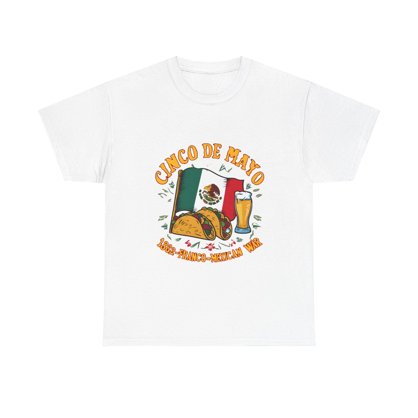 Cinco De Mayo Mexican Independence Day Graphic Unisex Heavy Cotton Tee Cotton Funny Humorous Graphic Soft Premium Unisex Men Women White T-shirt Birthday Gift-10