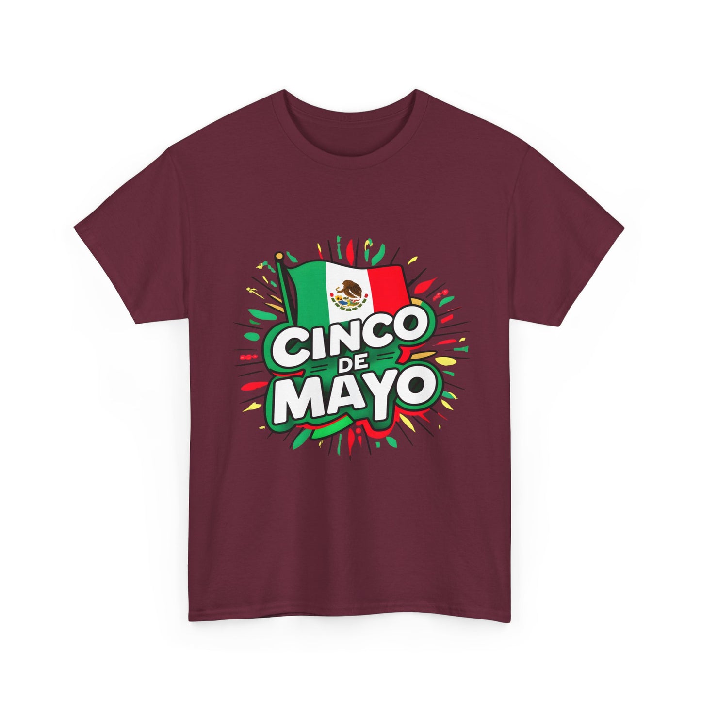 Cinco De Mayo Mexican Independence Day Graphic Unisex Heavy Cotton Tee Cotton Funny Humorous Graphic Soft Premium Unisex Men Women Maroon T-shirt Birthday Gift-27