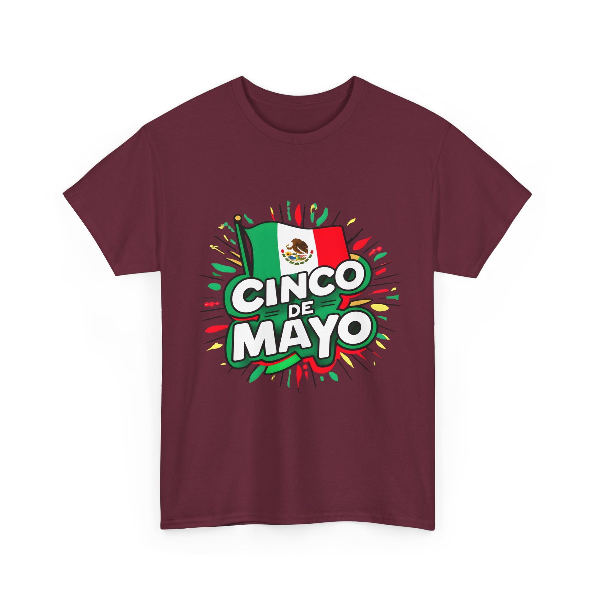 Cinco De Mayo Mexican Independence Day Graphic Unisex Heavy Cotton Tee Cotton Funny Humorous Graphic Soft Premium Unisex Men Women Maroon T-shirt Birthday Gift-27