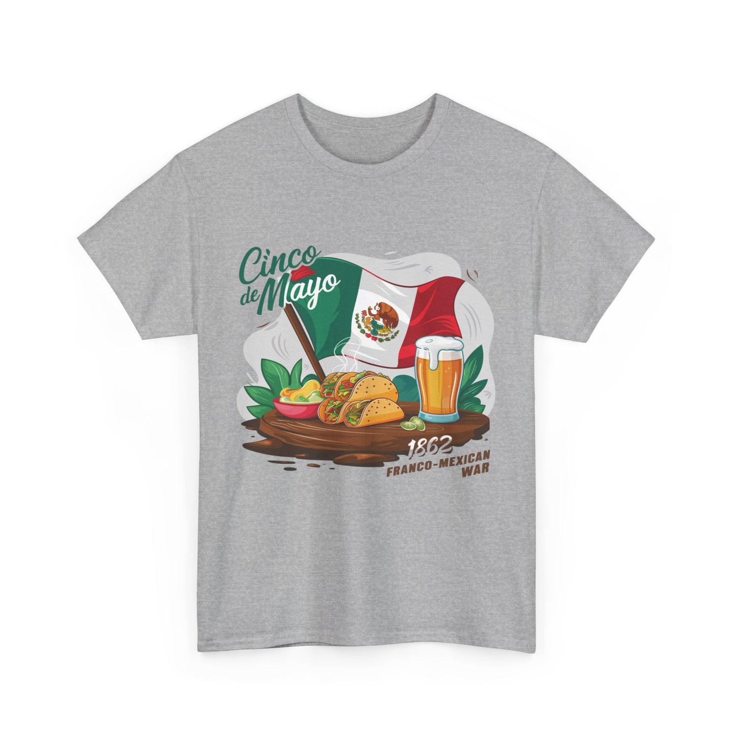 Cinco De Mayo Mexican Independence Day Graphic Unisex Heavy Cotton Tee Cotton Funny Humorous Graphic Soft Premium Unisex Men Women Sport Grey T-shirt Birthday Gift-39