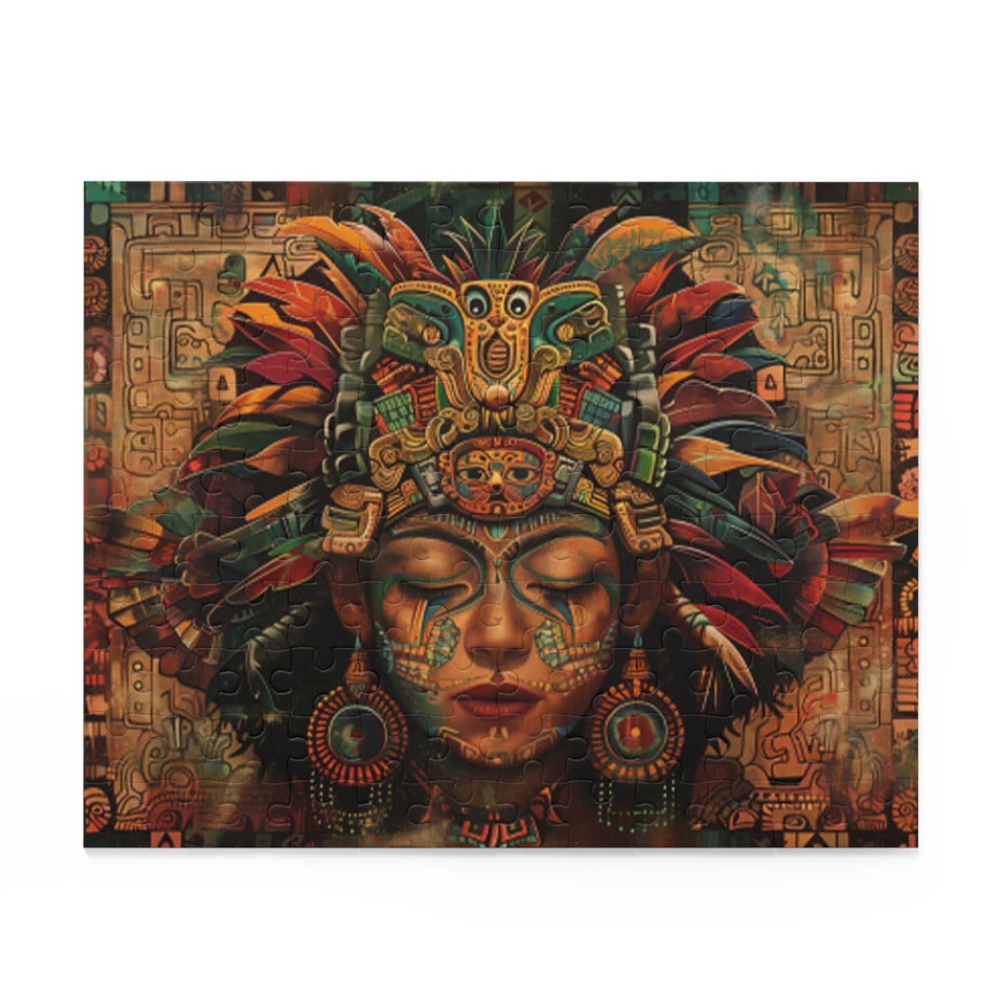 Mexican Art Women Retro Jigsaw Puzzle Adult Birthday Business Jigsaw Puzzle Gift for Him Funny Humorous Indoor Outdoor Game Gift For Her Online-2