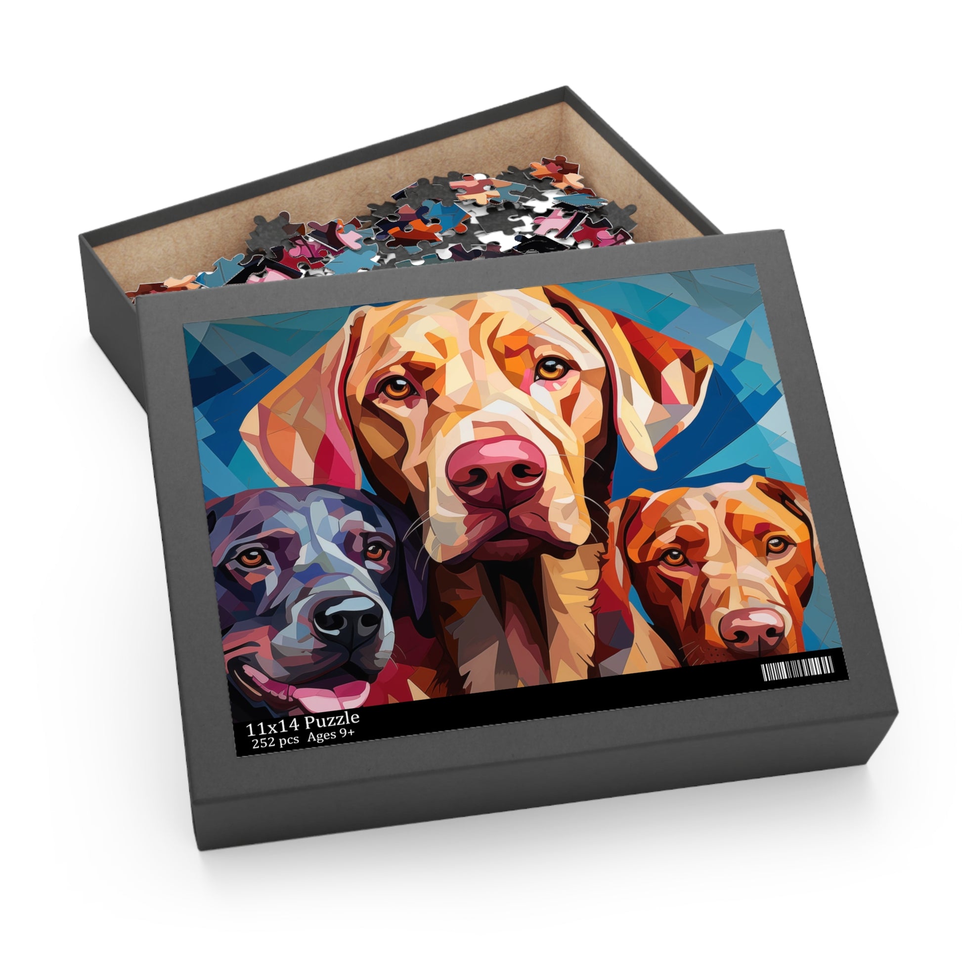 Labrador Dog Abstract Vibrant Jigsaw Puzzle for Boys, Girls, Kids Adult Birthday Business Jigsaw Puzzle Gift for Him Funny Humorous Indoor Outdoor Game Gift For Her Online-8