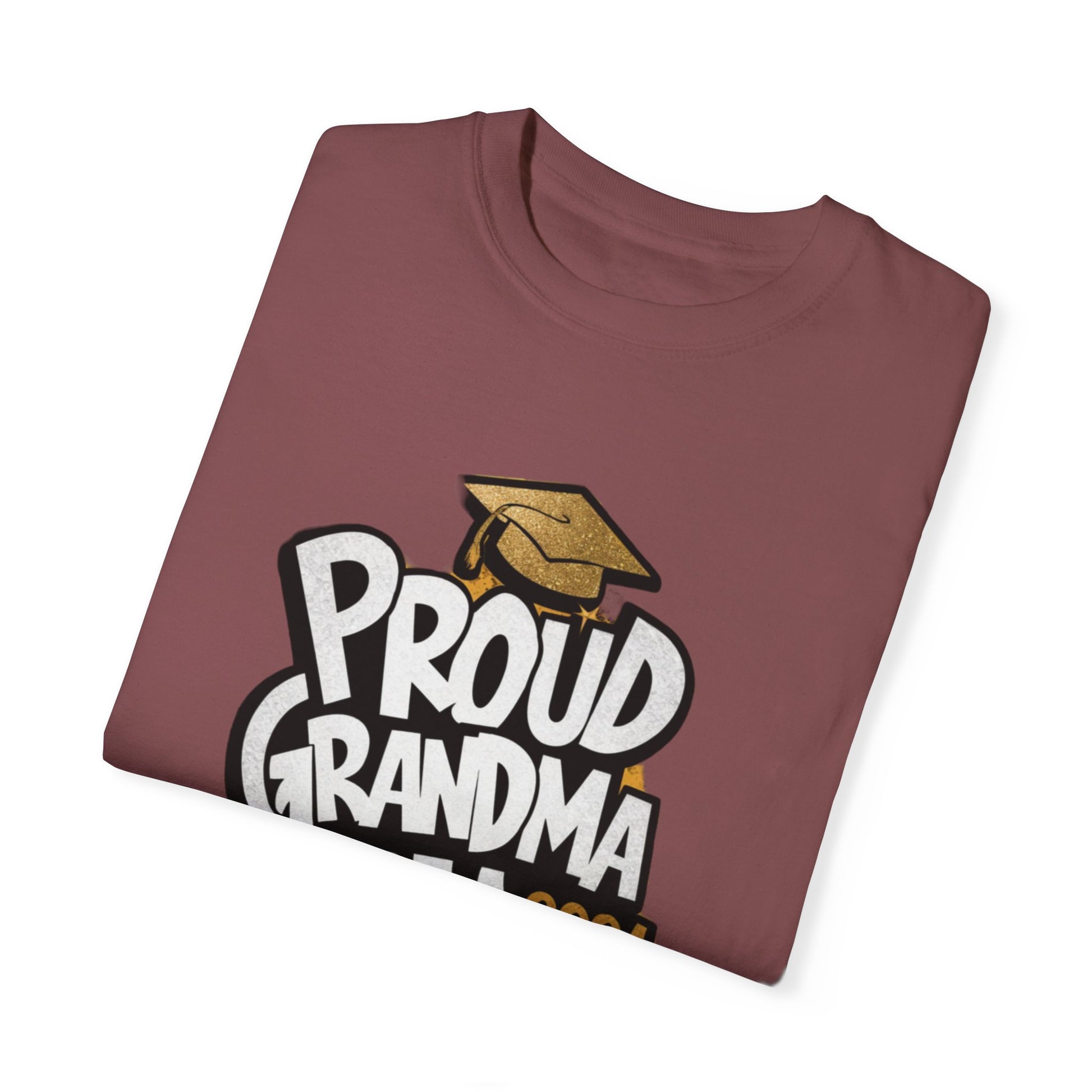 Proud of Grandma 2024 Graduate Unisex Garment-dyed T-shirt Cotton Funny Humorous Graphic Soft Premium Unisex Men Women Brick T-shirt Birthday Gift-29