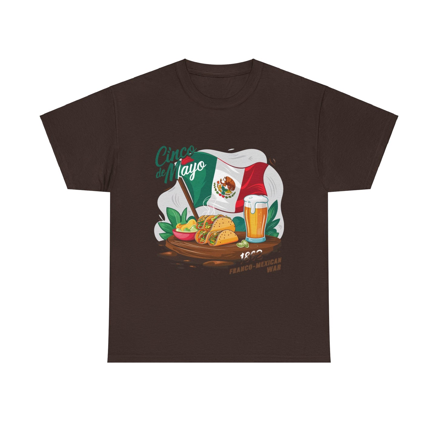 Cinco De Mayo Mexican Independence Day Graphic Unisex Heavy Cotton Tee Cotton Funny Humorous Graphic Soft Premium Unisex Men Women Dark Chocolate T-shirt Birthday Gift-3