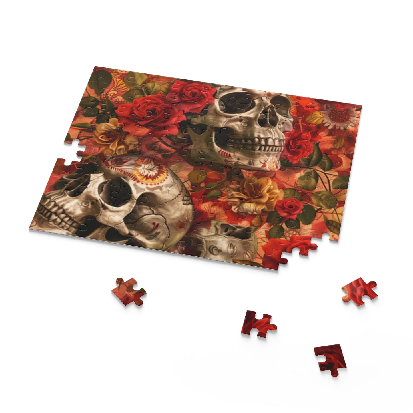Mexican Art Day of the Dead Día de Muertos Jigsaw Puzzle Adult Birthday Business Jigsaw Puzzle Gift for Him Funny Humorous Indoor Outdoor Game Gift For Her Online-7