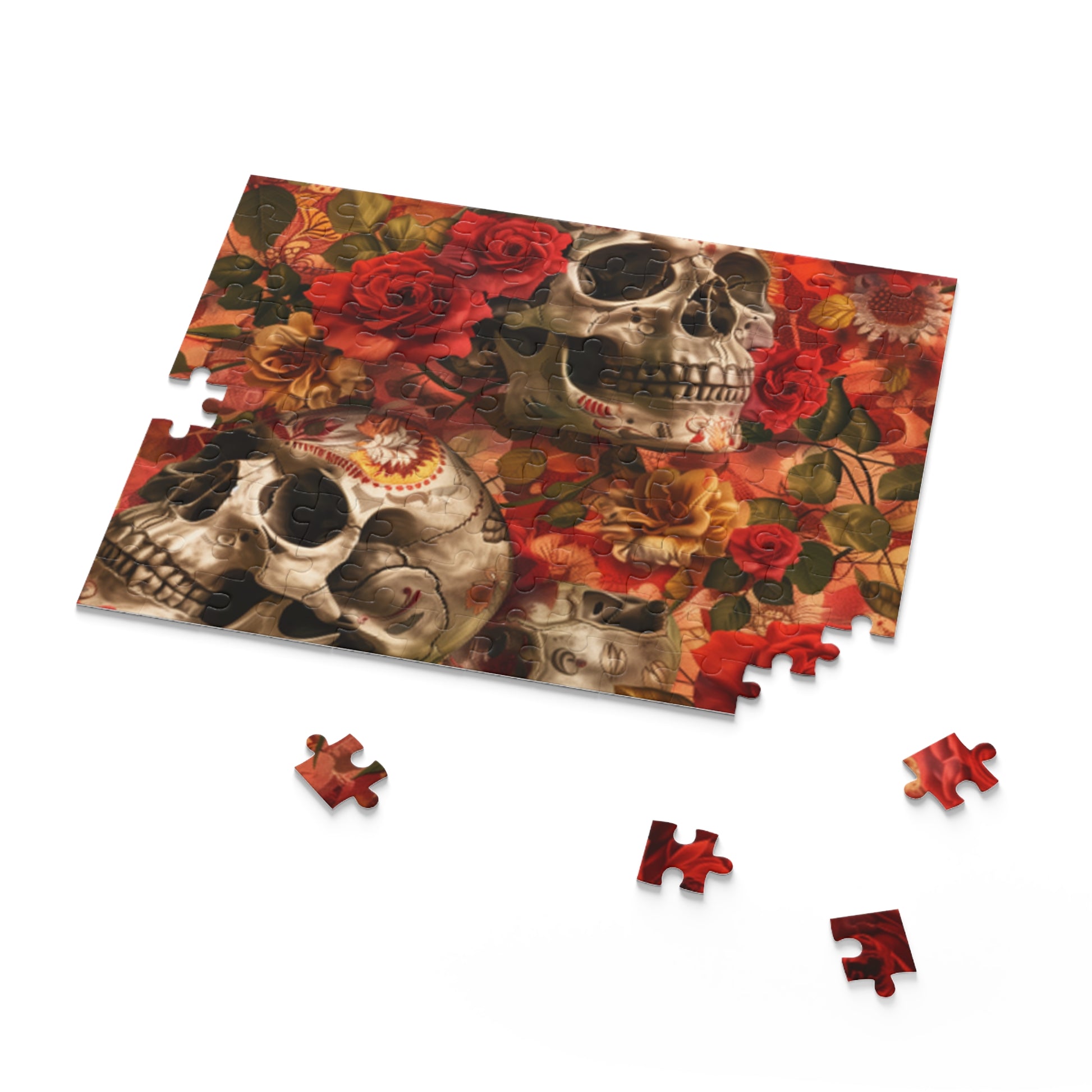 Mexican Art Day of the Dead Día de Muertos Jigsaw Puzzle Adult Birthday Business Jigsaw Puzzle Gift for Him Funny Humorous Indoor Outdoor Game Gift For Her Online-7