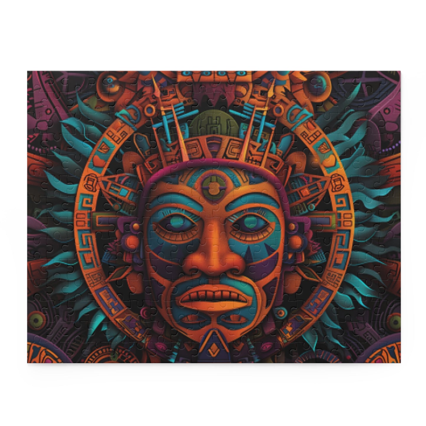 Mexican Art Retro Men Jigsaw Puzzle Adult Birthday Business Jigsaw Puzzle Gift for Him Funny Humorous Indoor Outdoor Game Gift For Her Online-3