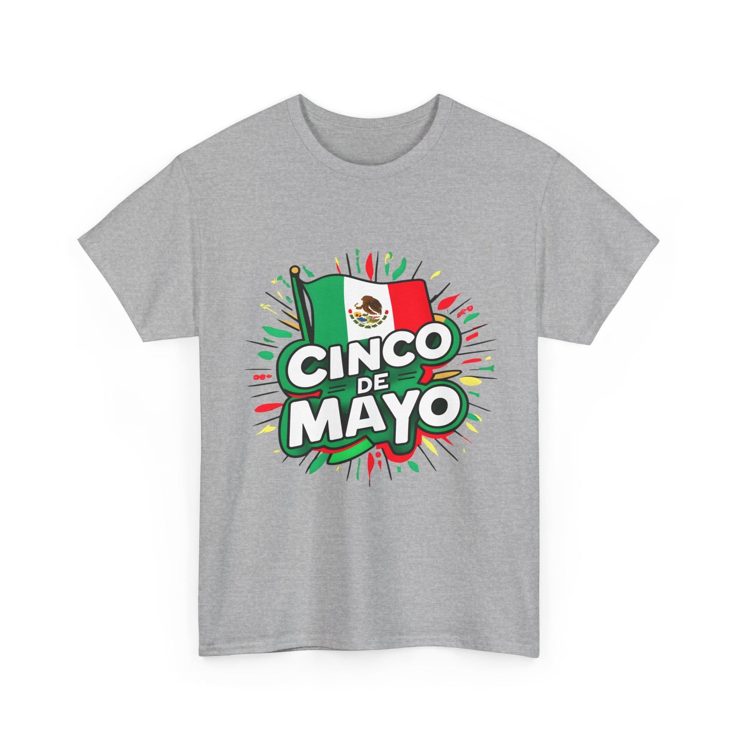 Cinco De Mayo Mexican Independence Day Graphic Unisex Heavy Cotton Tee Cotton Funny Humorous Graphic Soft Premium Unisex Men Women Sport Grey T-shirt Birthday Gift-39