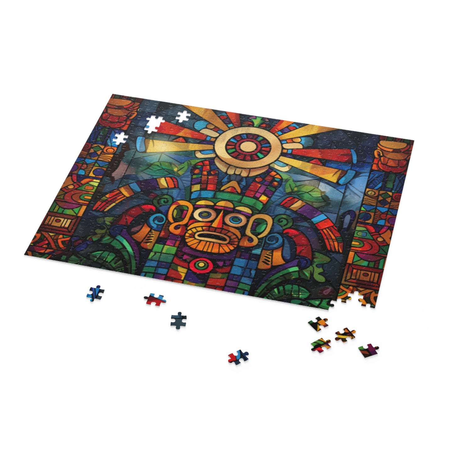 Mexican Art Retro Men Jigsaw Puzzle Adult Birthday Business Jigsaw Puzzle Gift for Him Funny Humorous Indoor Outdoor Game Gift For Her Online-5