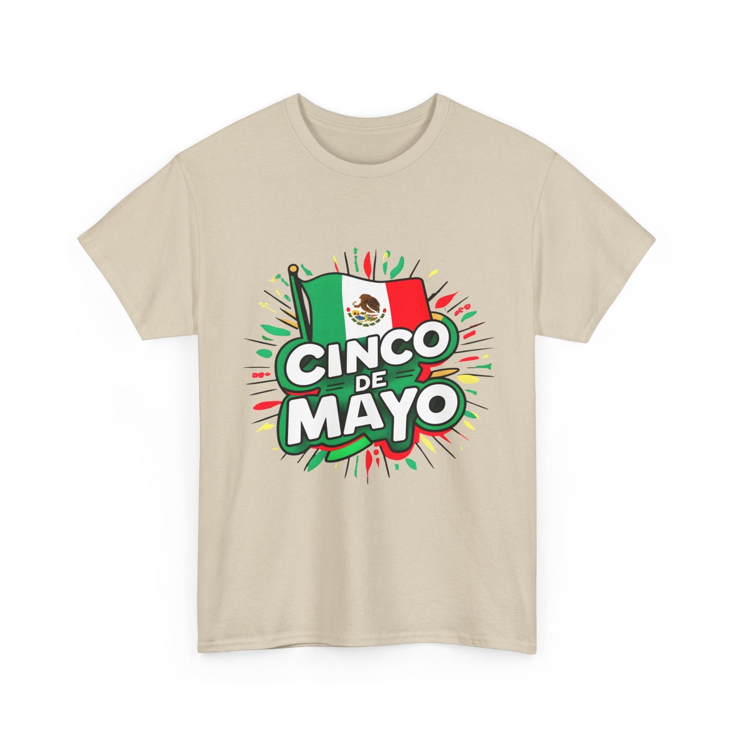 Cinco De Mayo Mexican Independence Day Graphic Unisex Heavy Cotton Tee Cotton Funny Humorous Graphic Soft Premium Unisex Men Women Sand T-shirt Birthday Gift-36