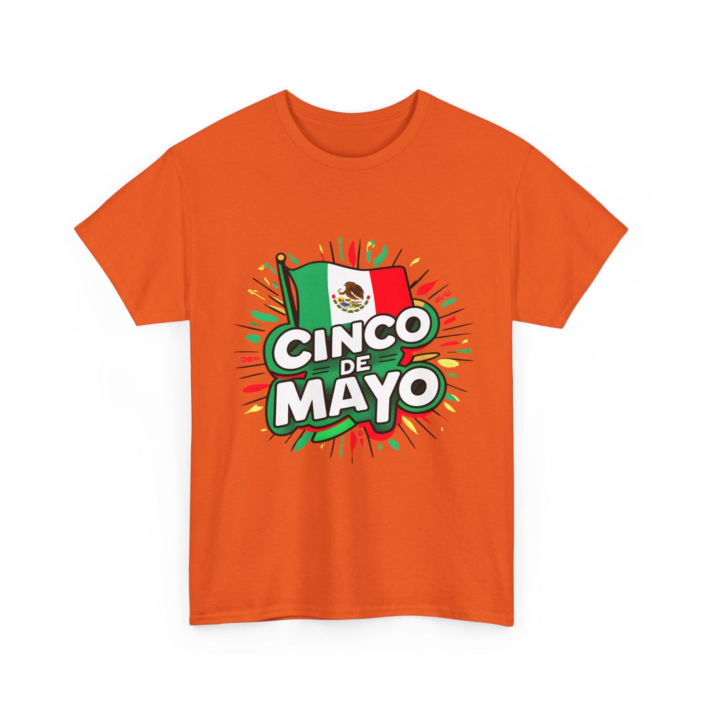 Cinco De Mayo Mexican Independence Day Graphic Unisex Heavy Cotton Tee Cotton Funny Humorous Graphic Soft Premium Unisex Men Women Orange T-shirt Birthday Gift-30