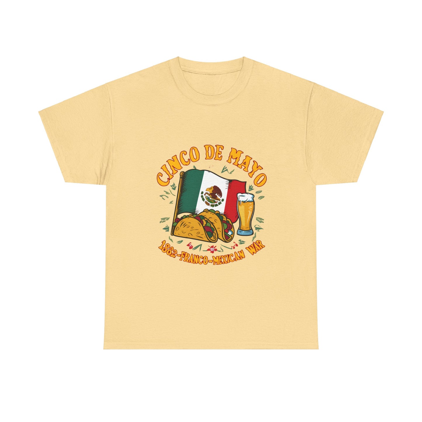 Cinco De Mayo Mexican Independence Day Graphic Unisex Heavy Cotton Tee Cotton Funny Humorous Graphic Soft Premium Unisex Men Women Yellow Haze T-shirt Birthday Gift-11