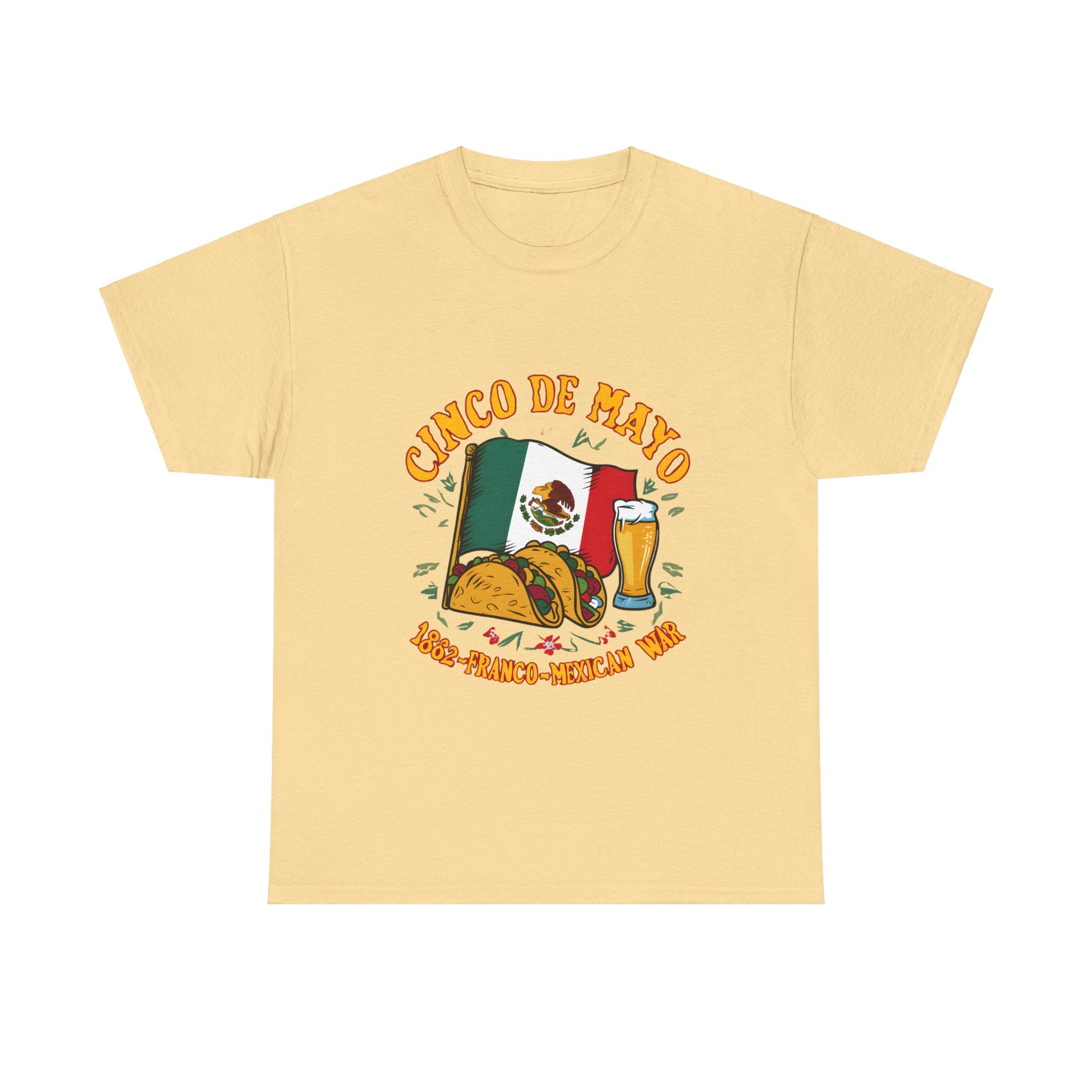 Cinco De Mayo Mexican Independence Day Graphic Unisex Heavy Cotton Tee Cotton Funny Humorous Graphic Soft Premium Unisex Men Women Yellow Haze T-shirt Birthday Gift-11